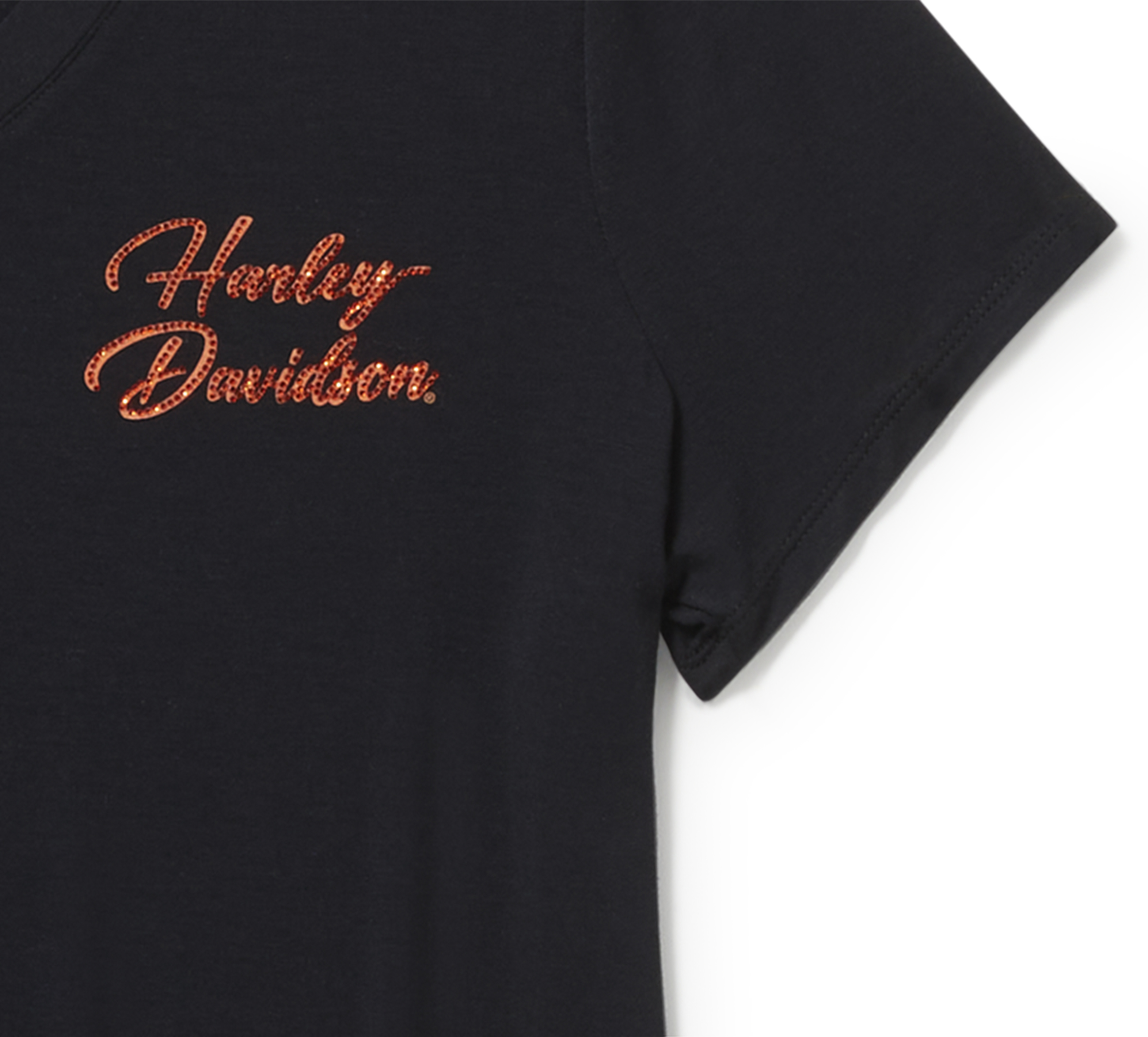 T-shirt bijouté à encolure en V Essential pour femmes