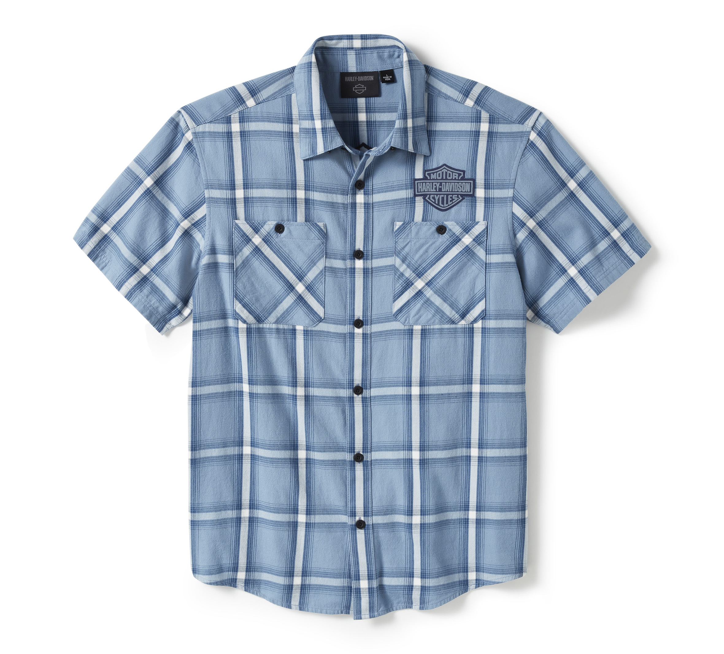 Men's Bar & Shield Staple Short Sleeve Shirt