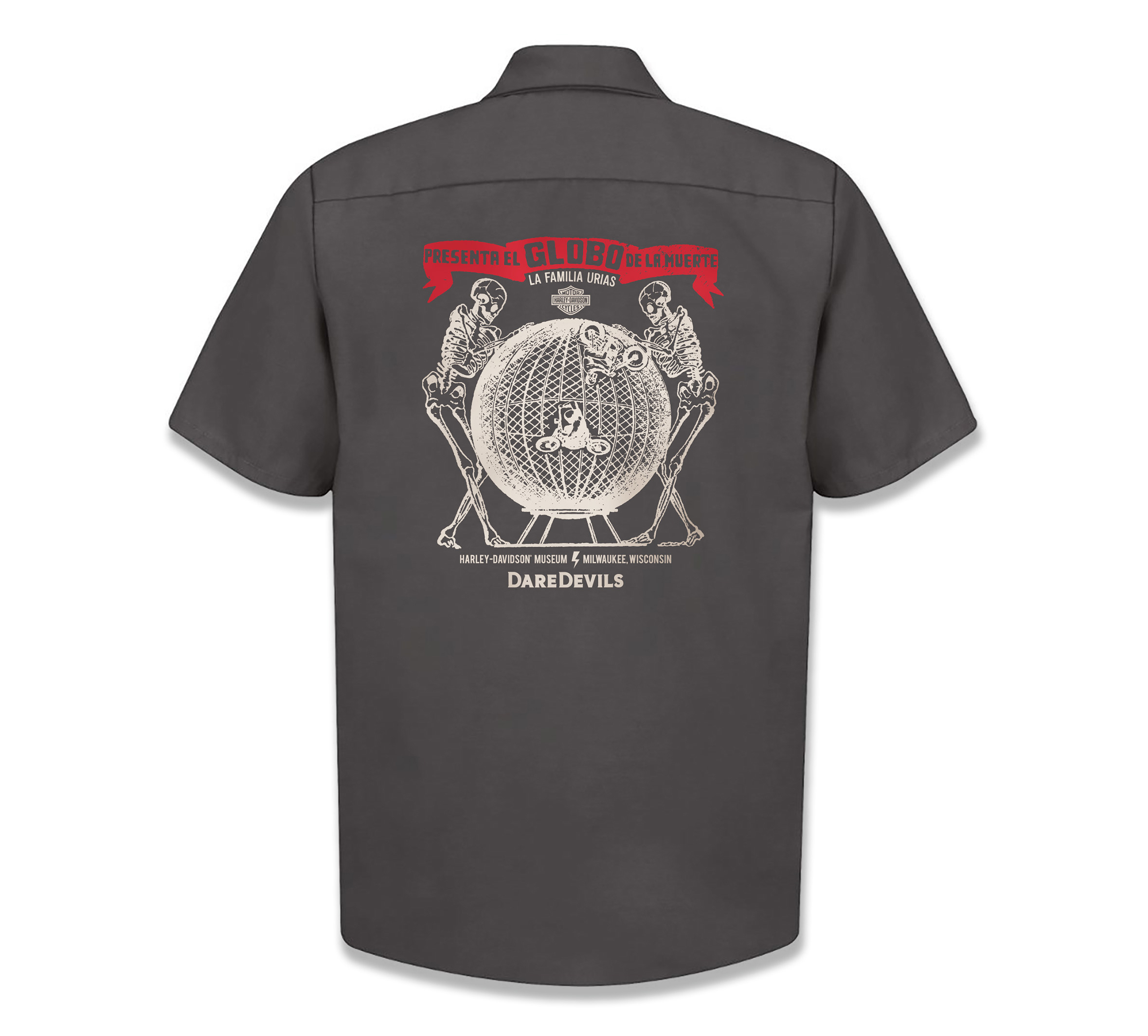Men's Globe of Death Work Shirt | Harley-Davidson USA