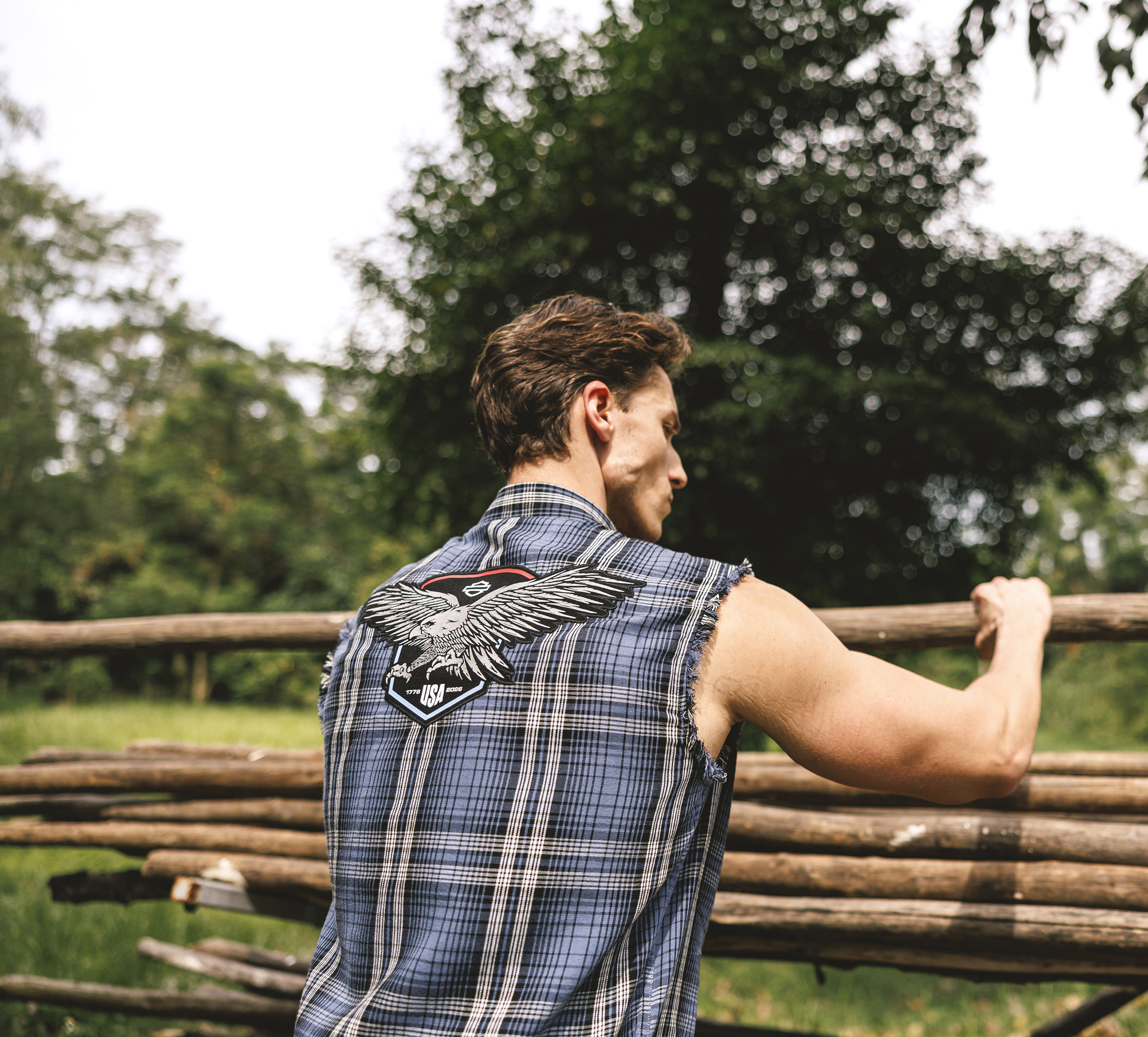 Liberty Eagle Plaid Blowout voor mannen