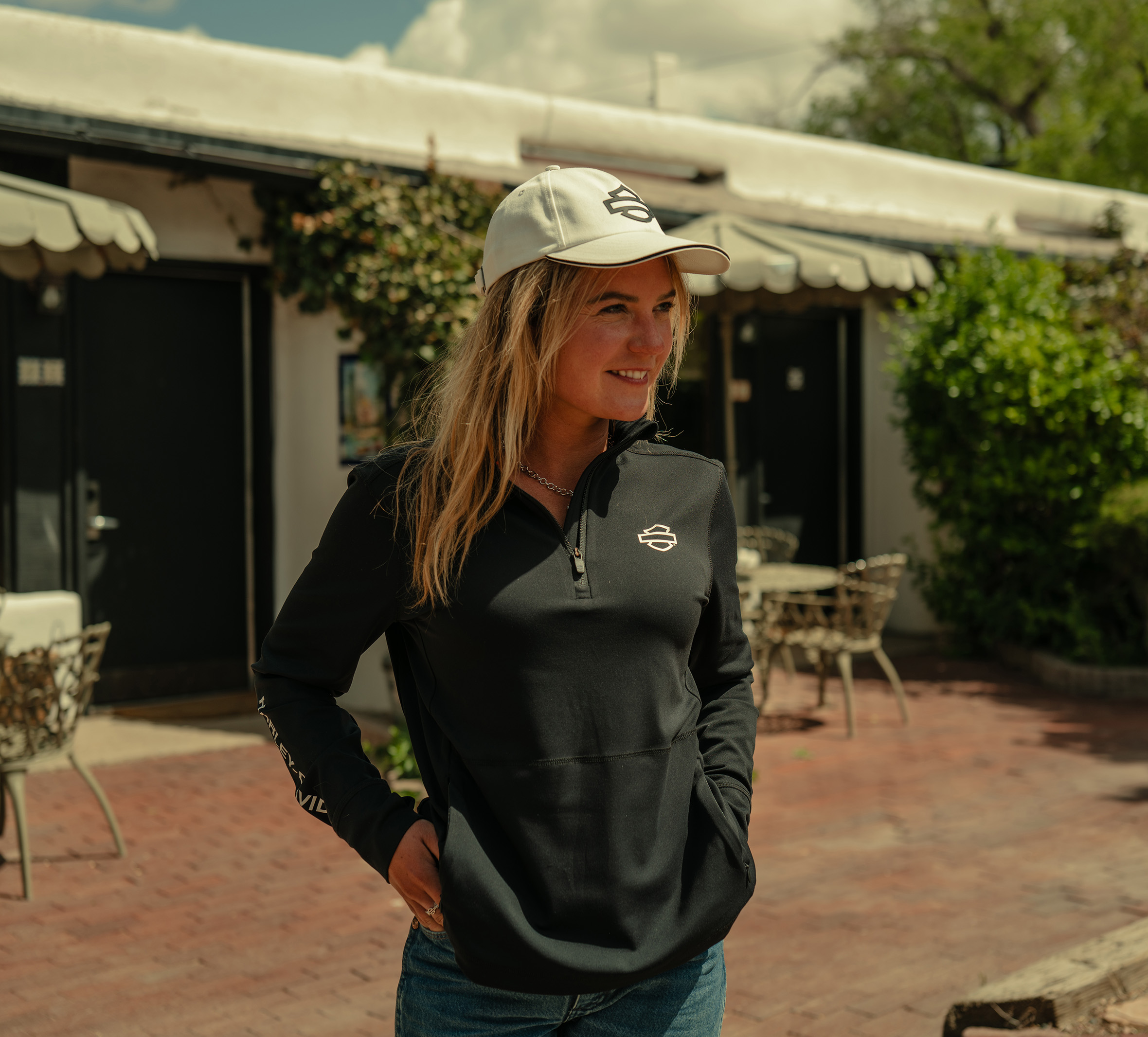 Women's H-D TECH 3/4 Zip Pullover