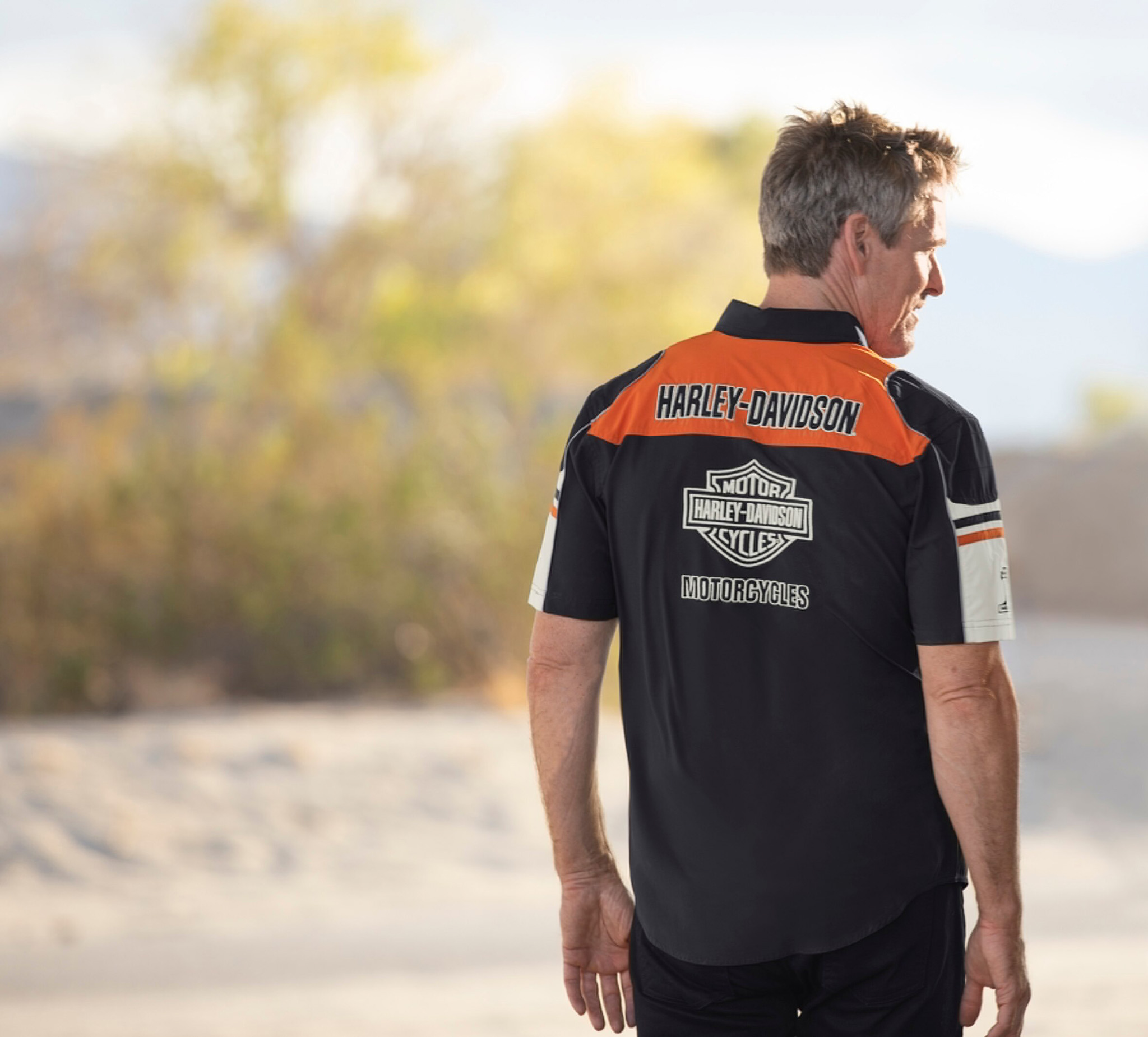 Men's Performance Colorblock Shirt  with CoolcoreTechnology