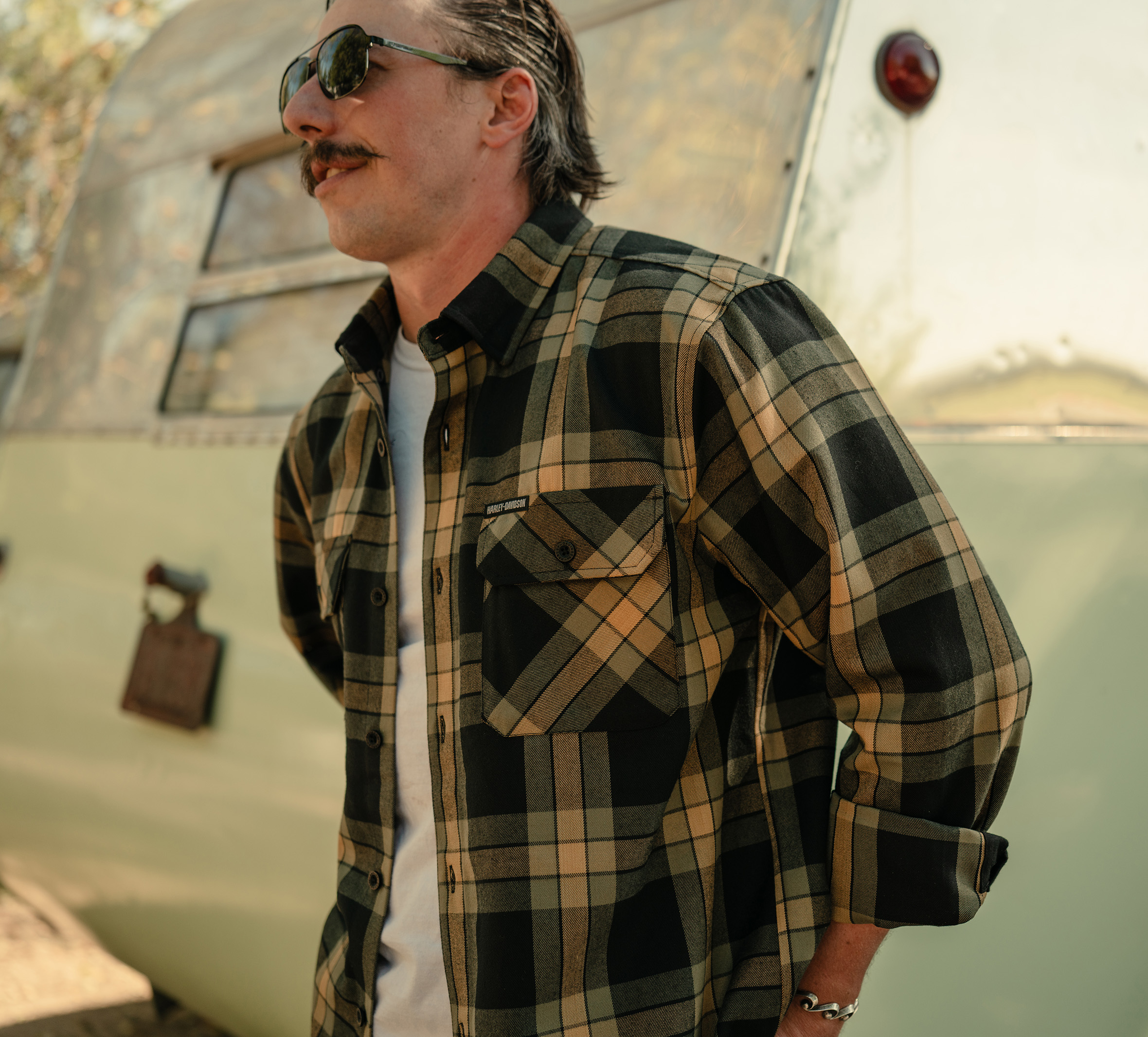 Men's H-D Standard Long Sleeve Plaid Shirt | Harley-Davidson USA
