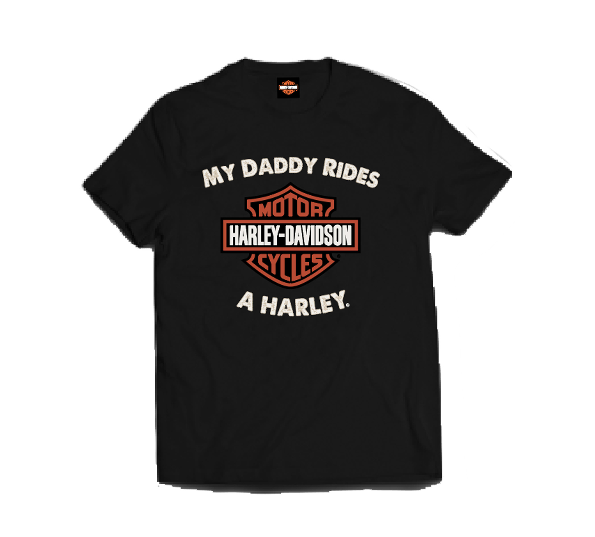 Boys Daddy Rides a Harley Tee