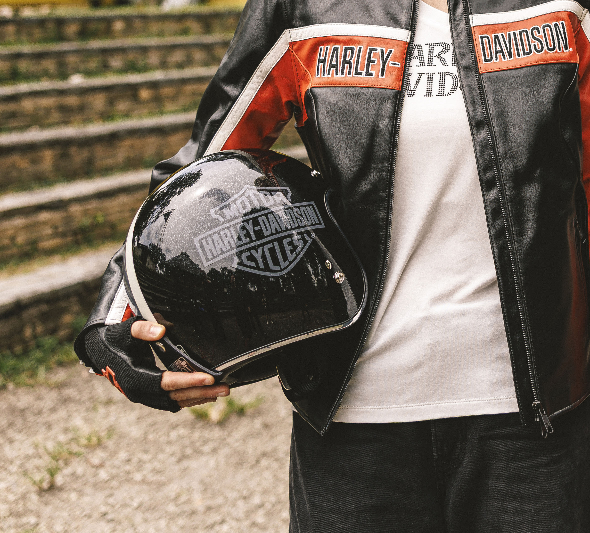 Women's H-D Dyna Knit Fingerless Gloves