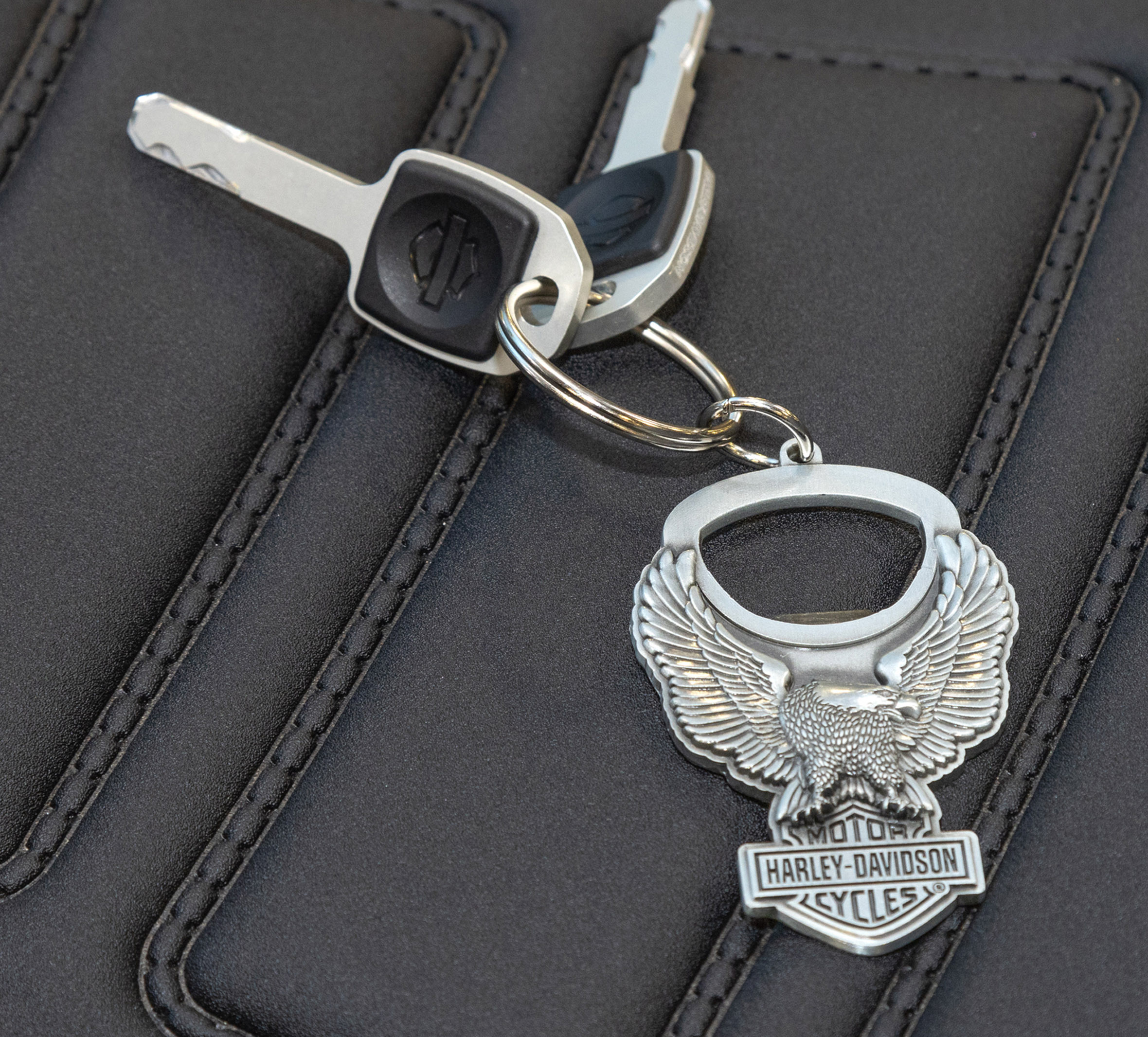 Eagle Bar & Shield Bottle Opener Key Chain