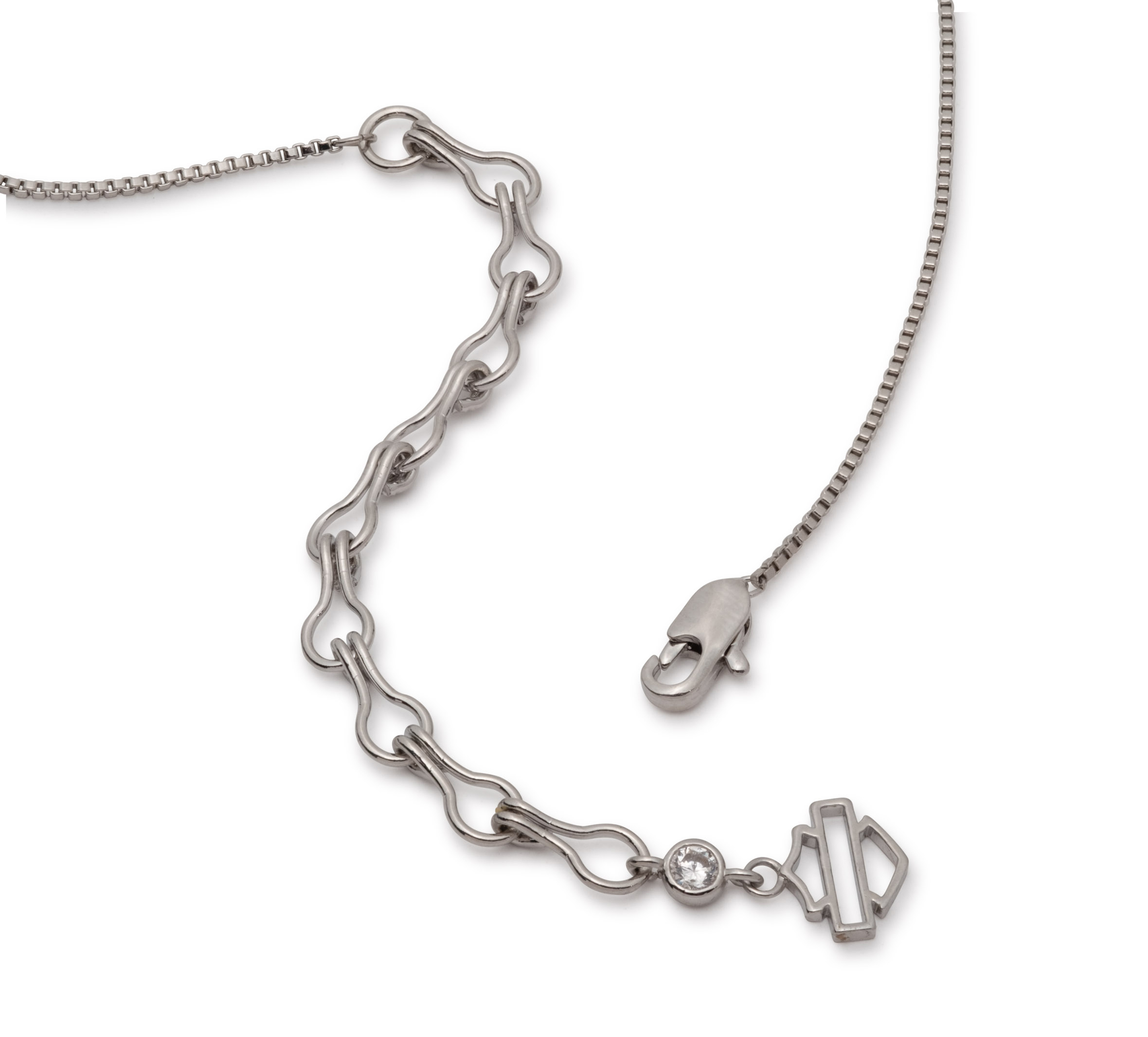 Women's 16" Bar & Shield Logo Necklace