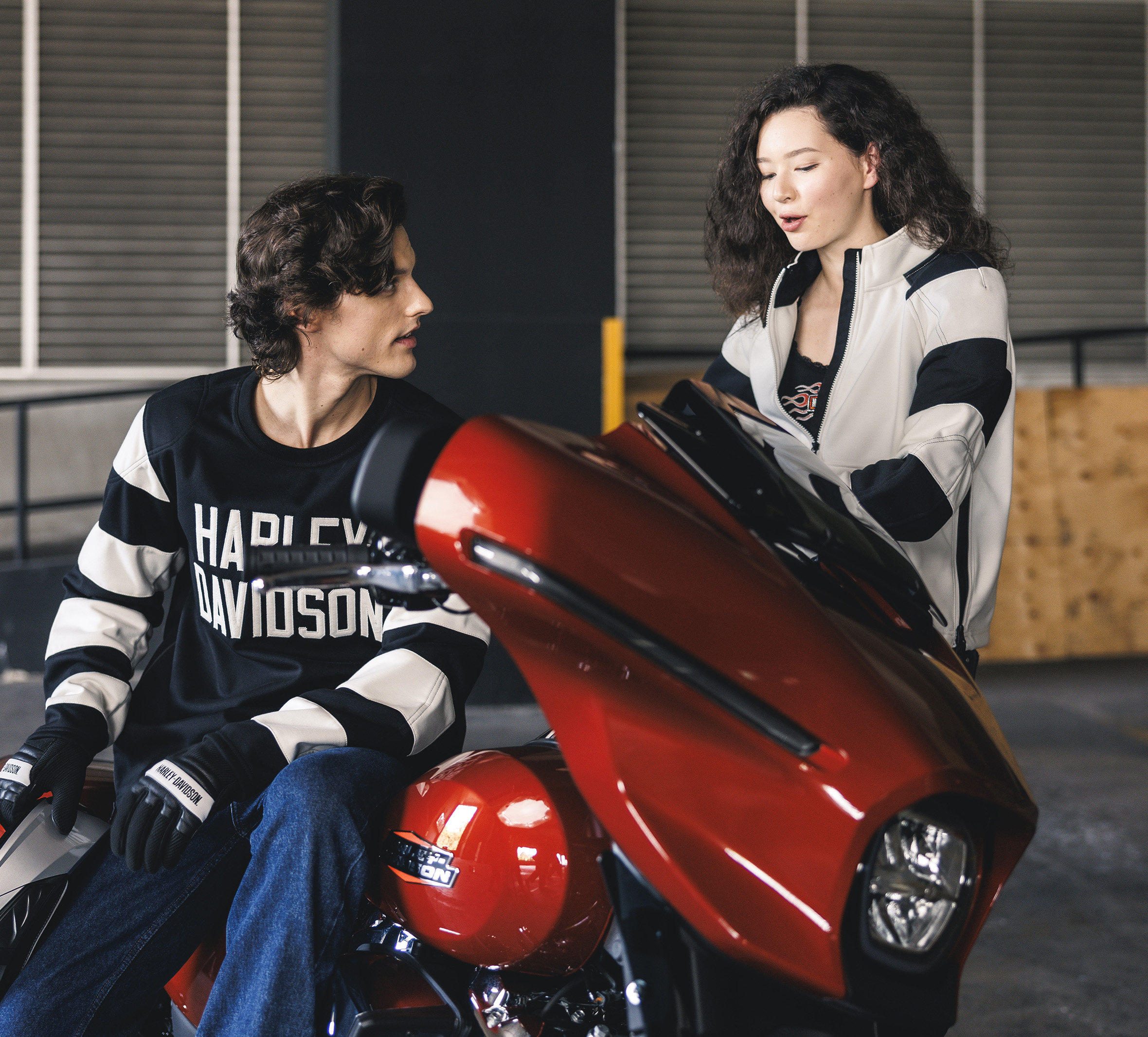 Men's H-D® Breakout  Deflector Crew Riding Fleece