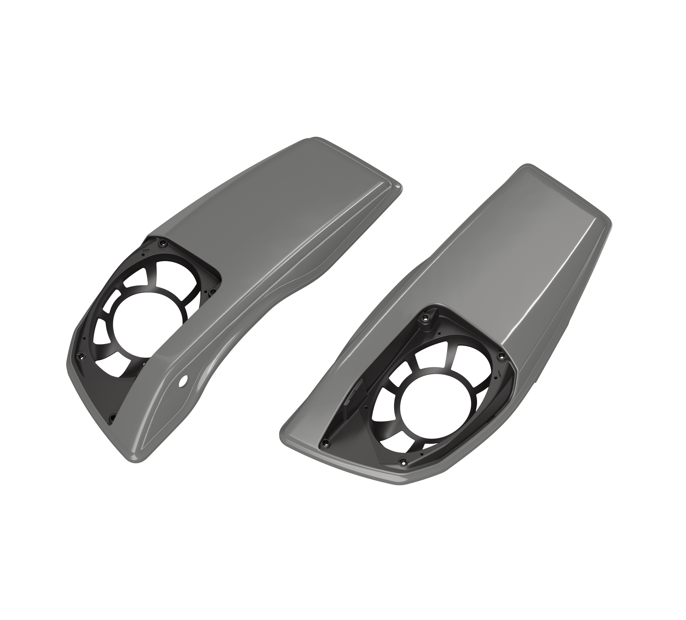 Saddlebag Speaker Lids - Dark Billiard Gray