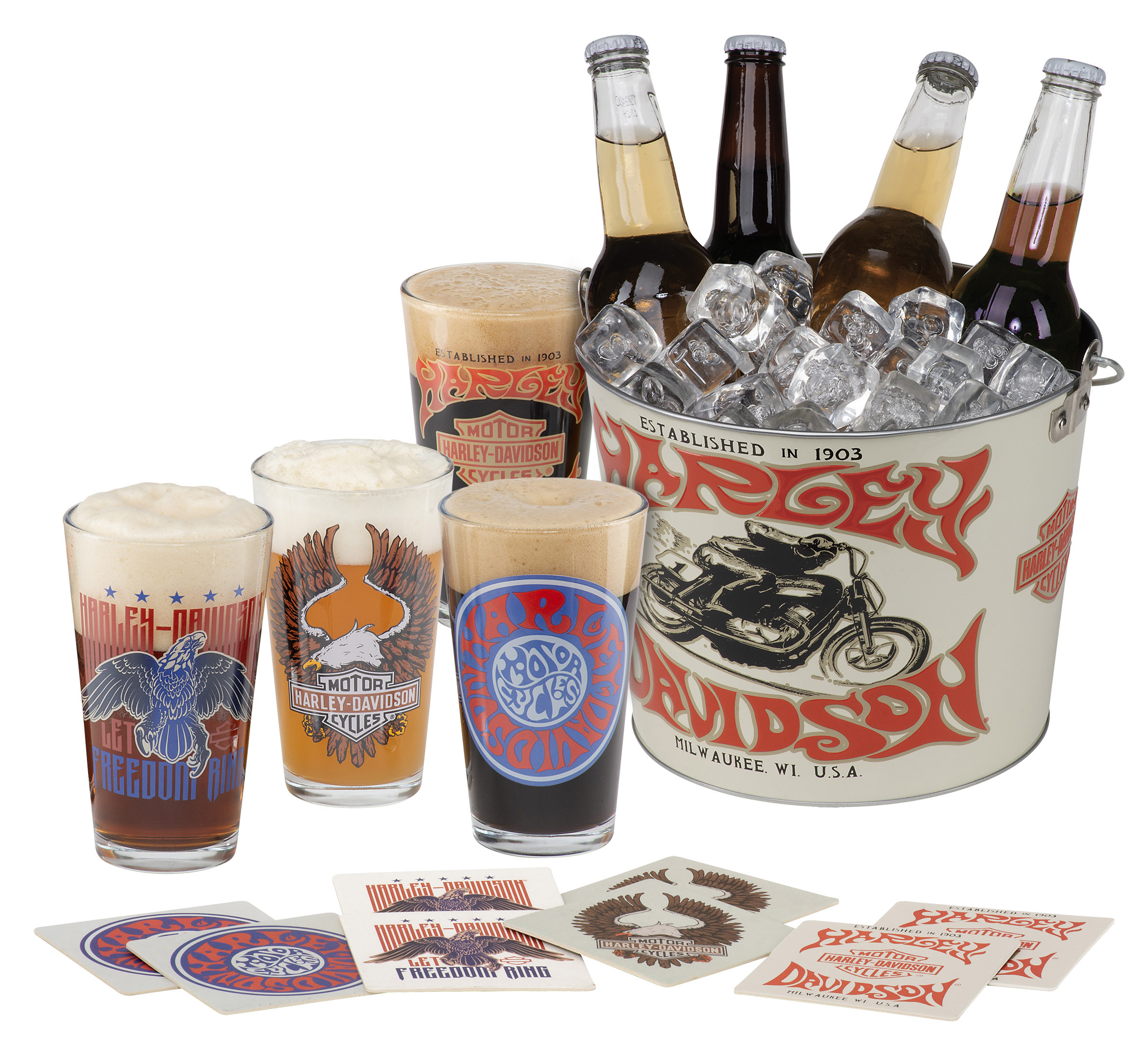 1970's Psychedelic Party Bucket Set