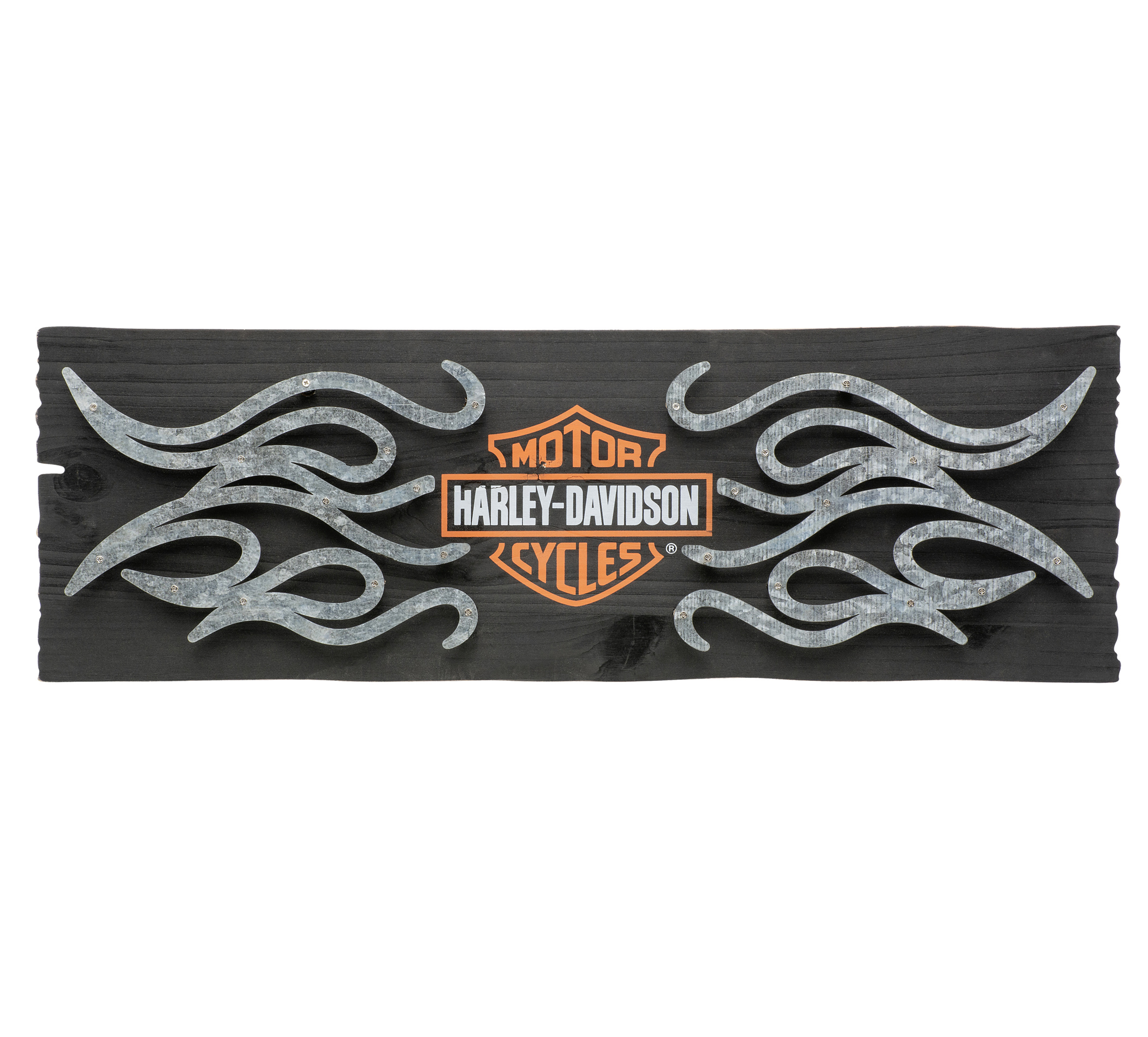 Bar & Shield Flames Pub Sign