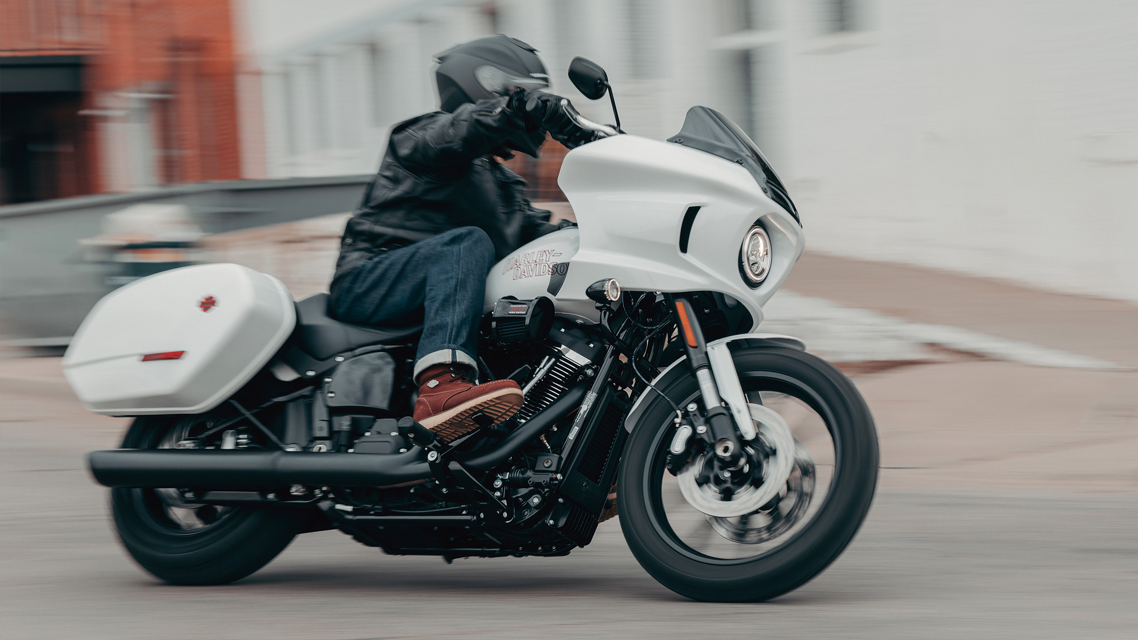 2026 Low Rider ST Motorcycles Riding Shot