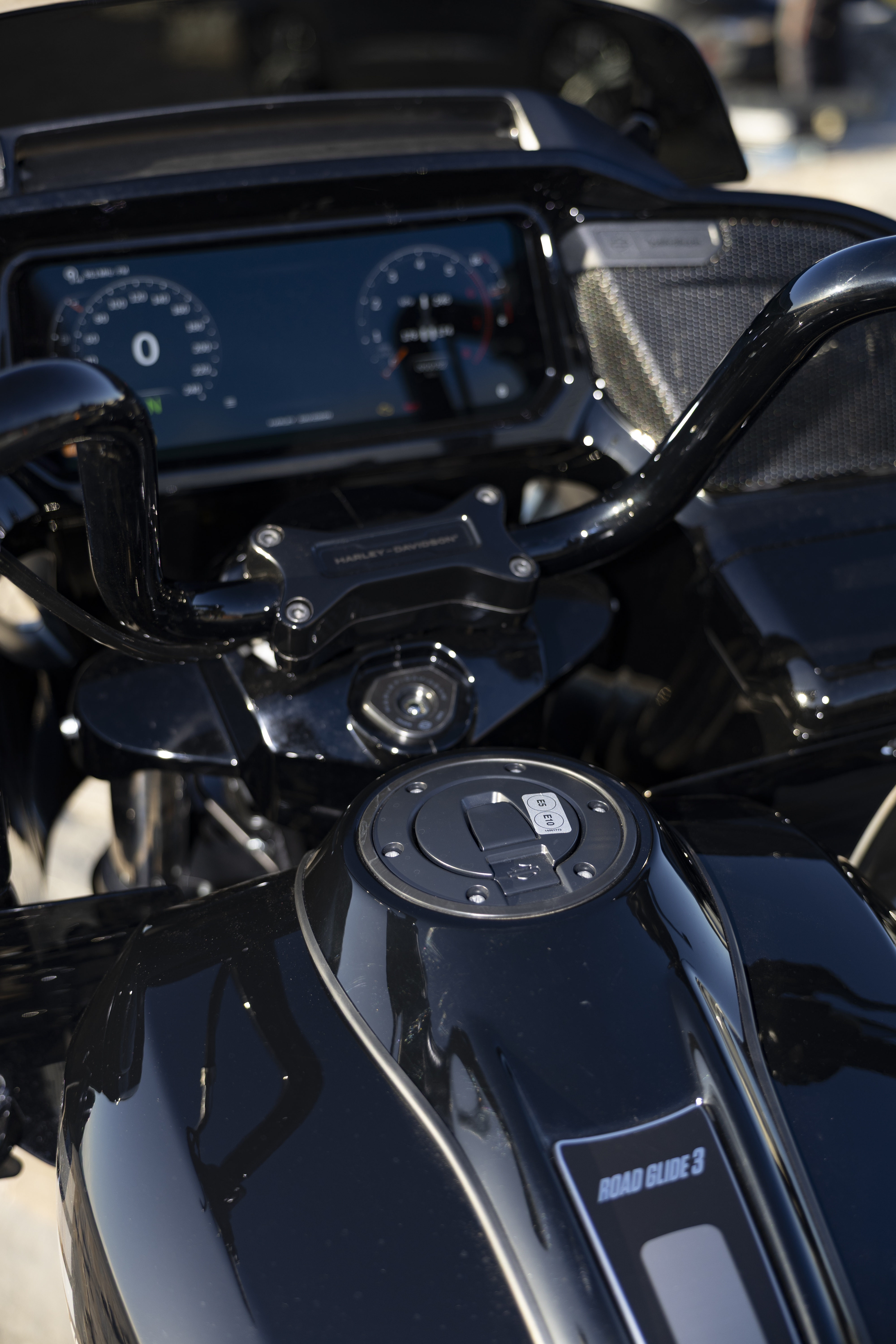 2026-os Road Glide 3, a modell szépségét bemutató kép