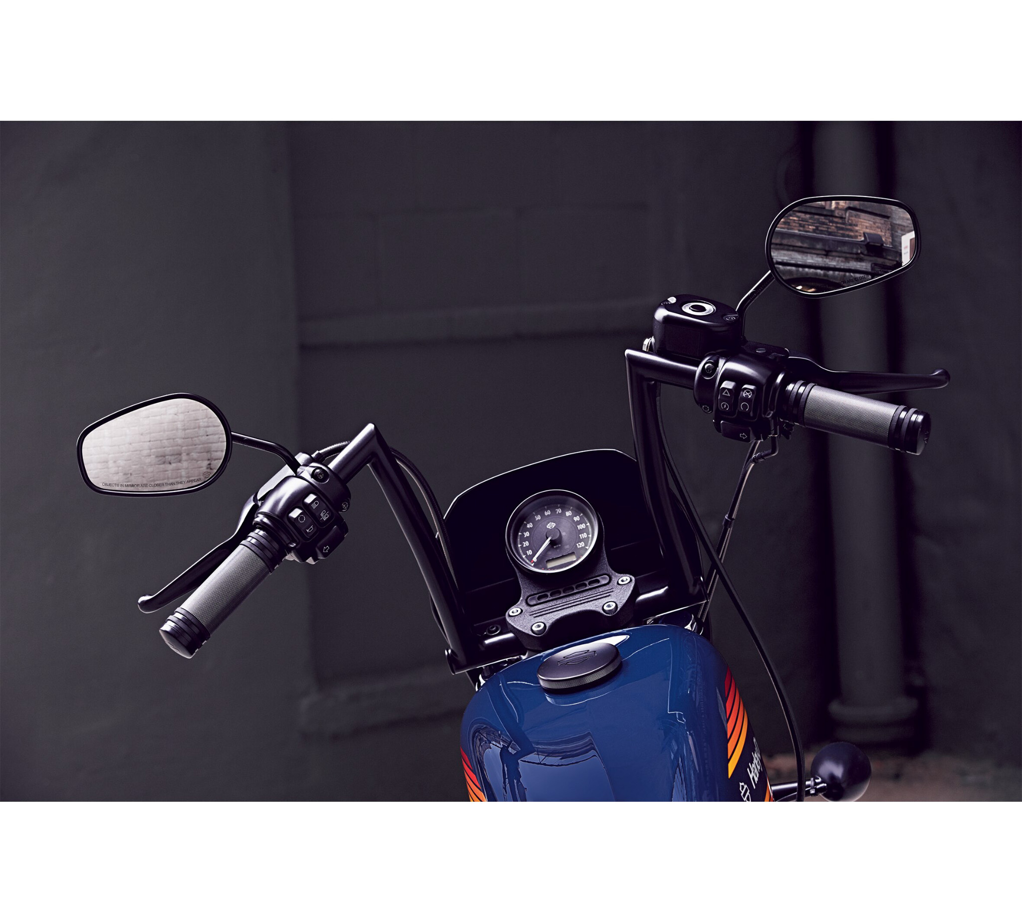 Chizeled Satin Black Handlebar