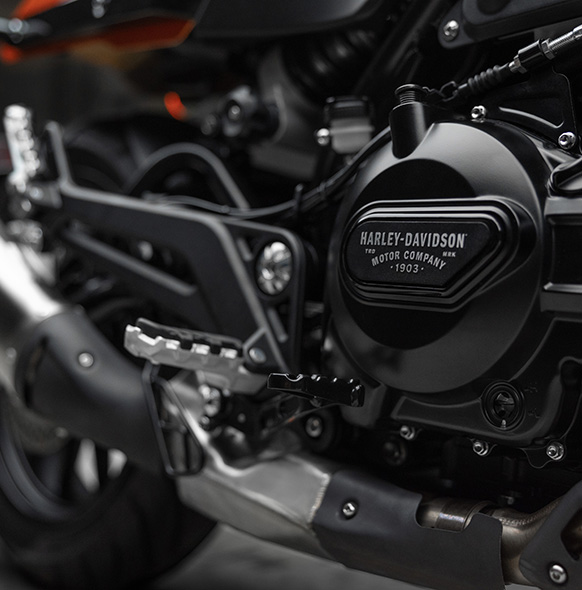 H-D X 500のモーターサイクルのビューティーショット