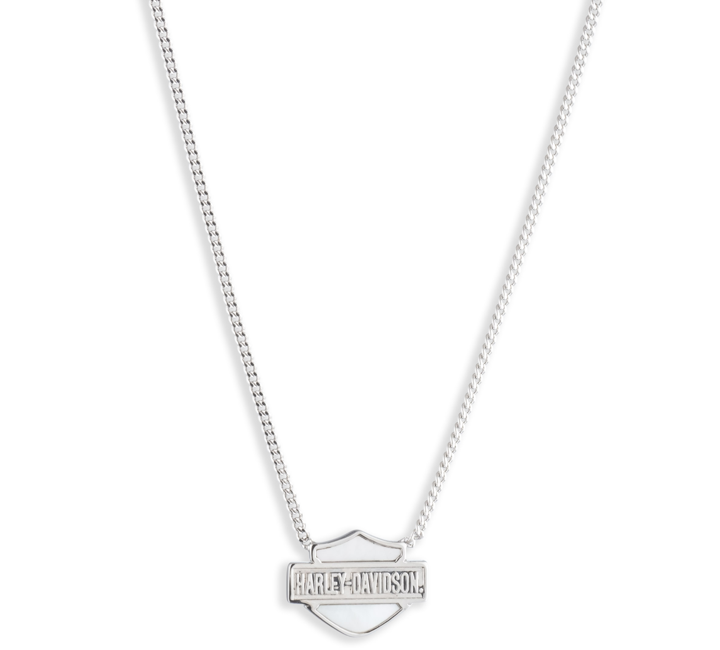 Women's 16" Bar & Shield Logo Necklace