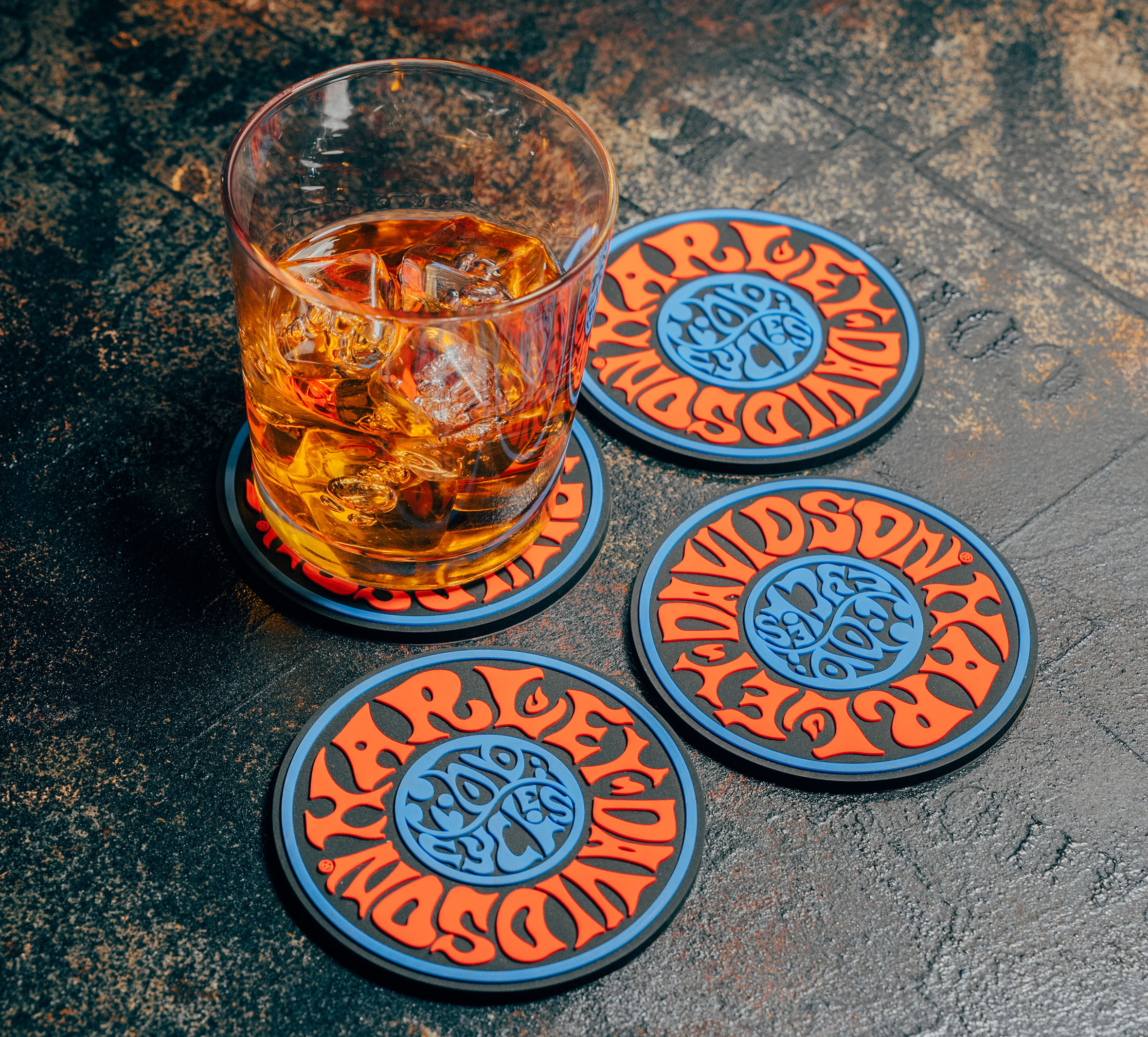 1970's Psychedelic Coaster Set of 4