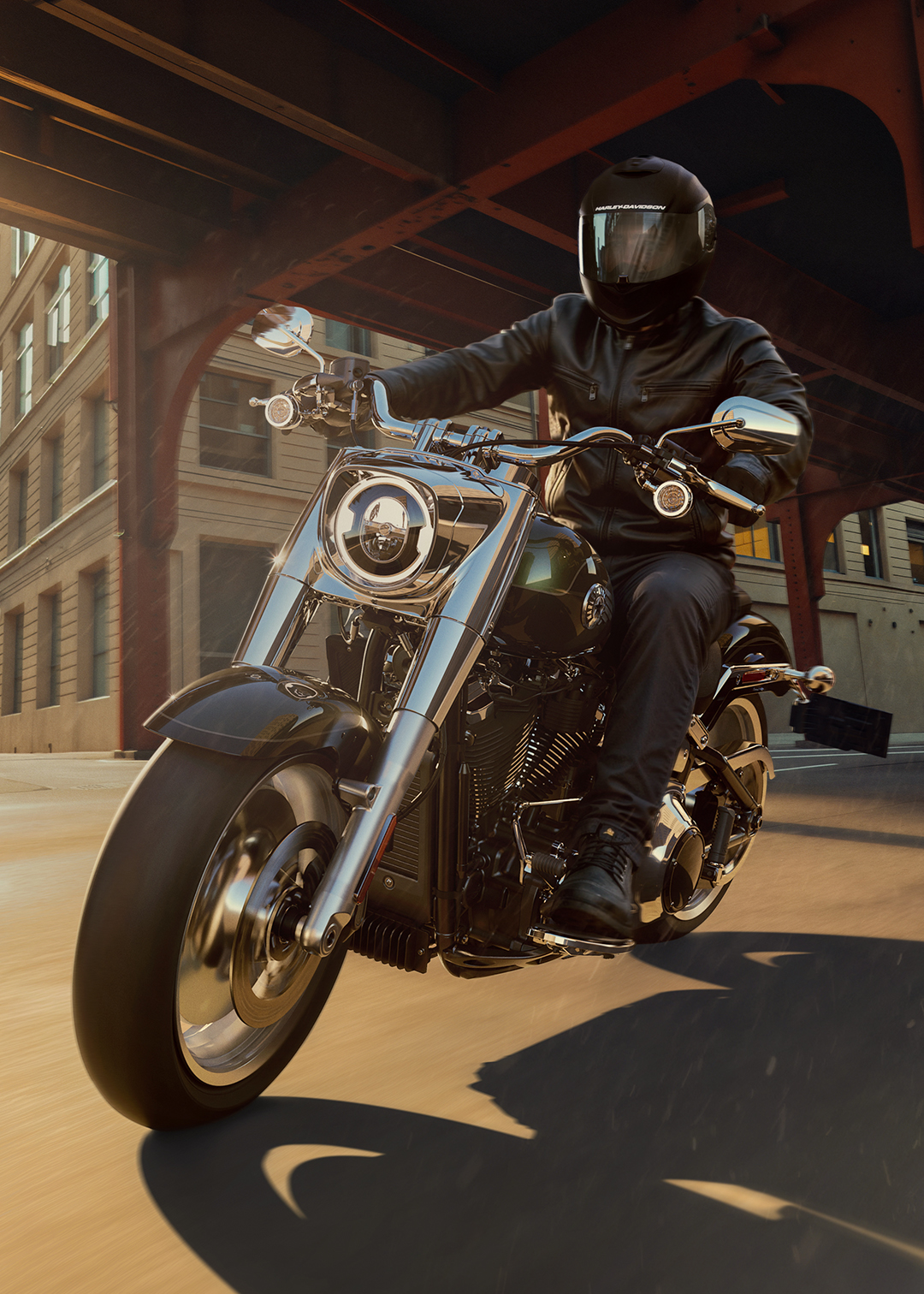 ハーレーダビッドソン　FAT BOY 2016 Harley-Davidson® Softail® Fat Boy® Lo Base | Trev Deeley