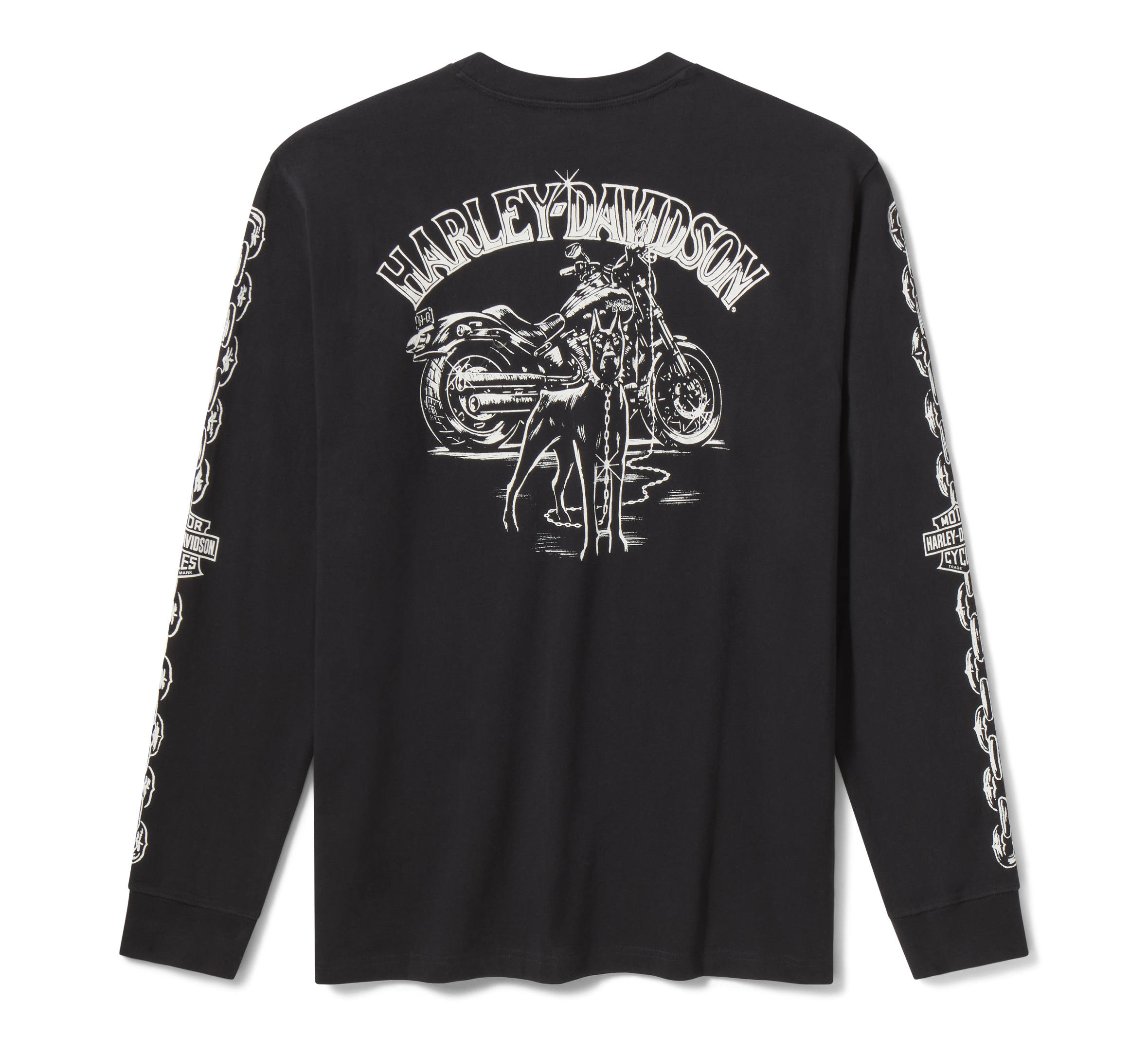 Men's Chopper Chain Heavyweight Long Sleeve Graphic Tee | Harley