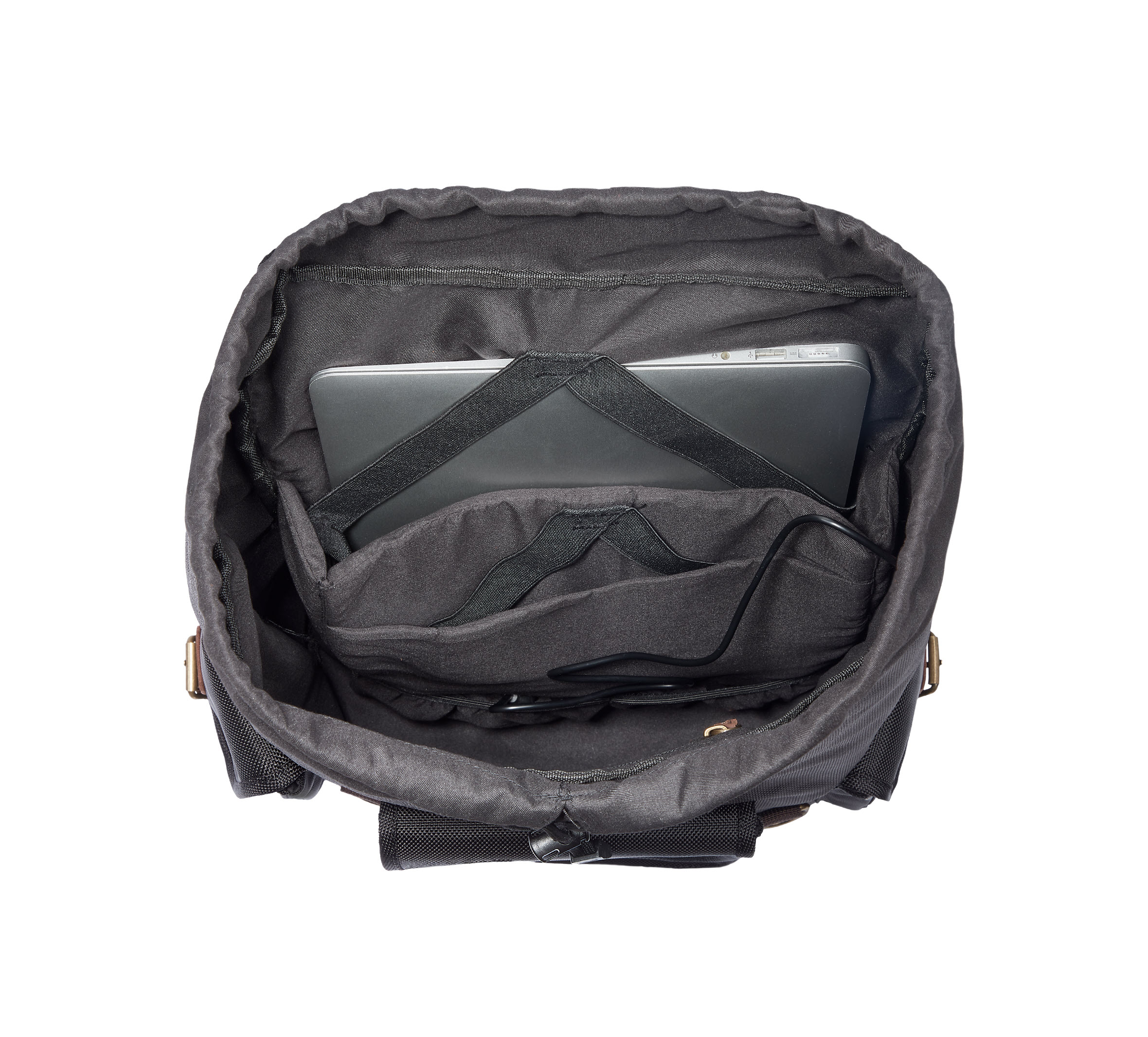 Ponderosa Ballistic & Leather USB Backpack