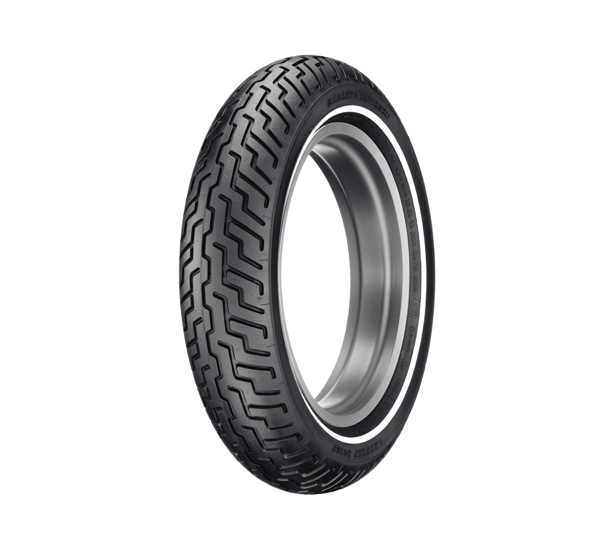 Dunlop Tire Series - D402F MT90B16 Slim White Stripe - 16 in. Front