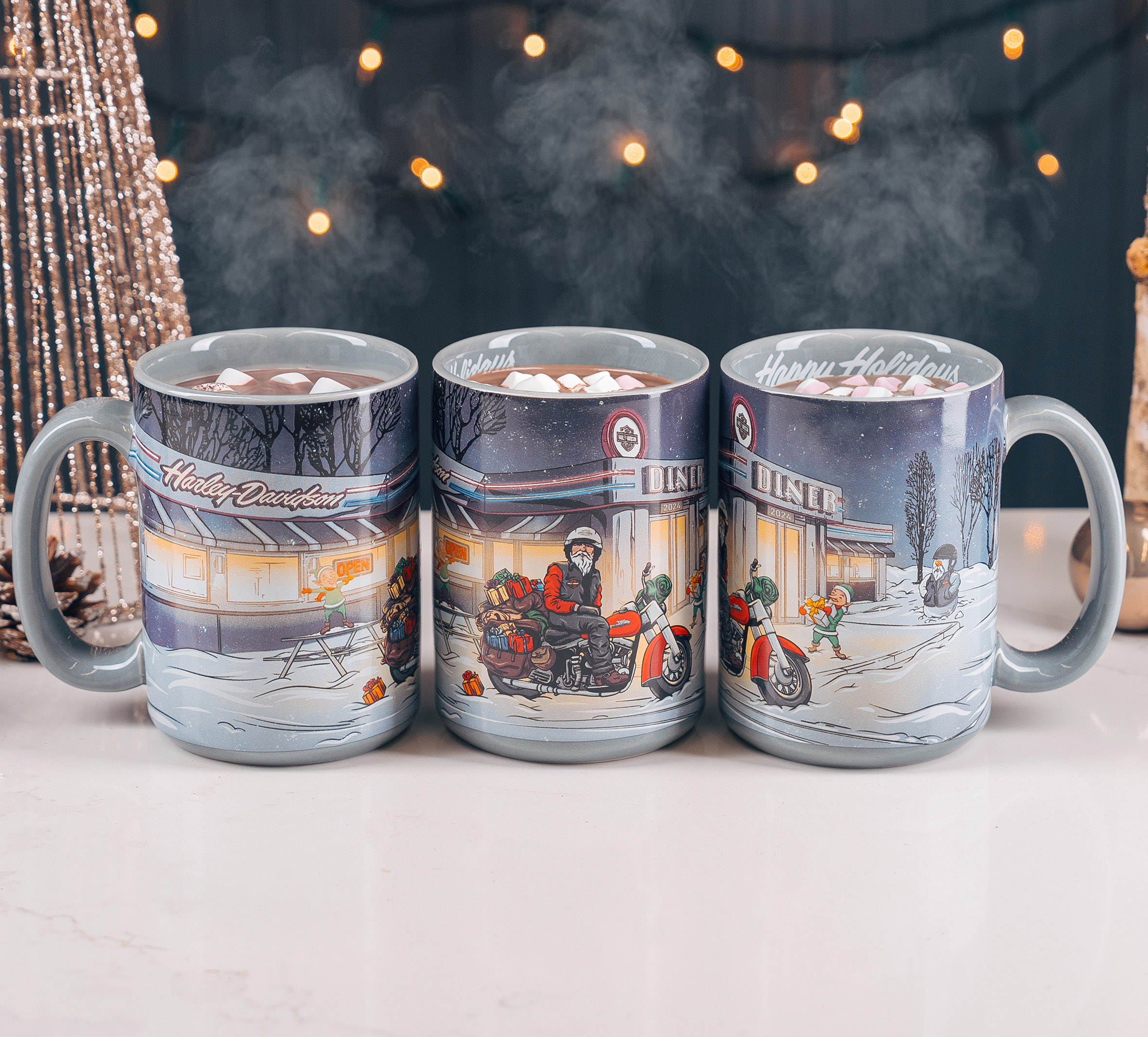 2024 Biker Santa Mug
