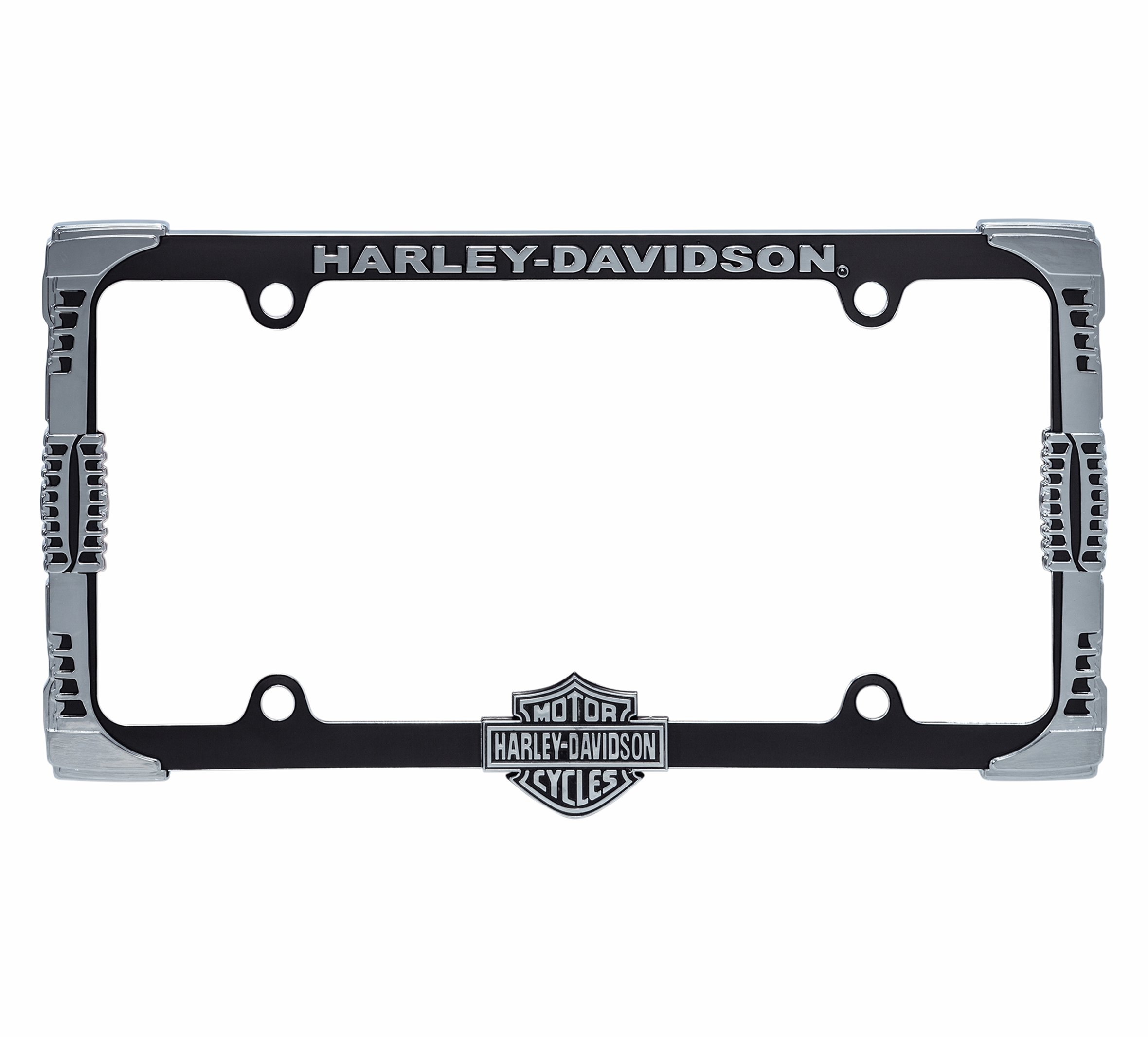 Bar & Shield Steering Wheel Cover and License Frame Kit, set