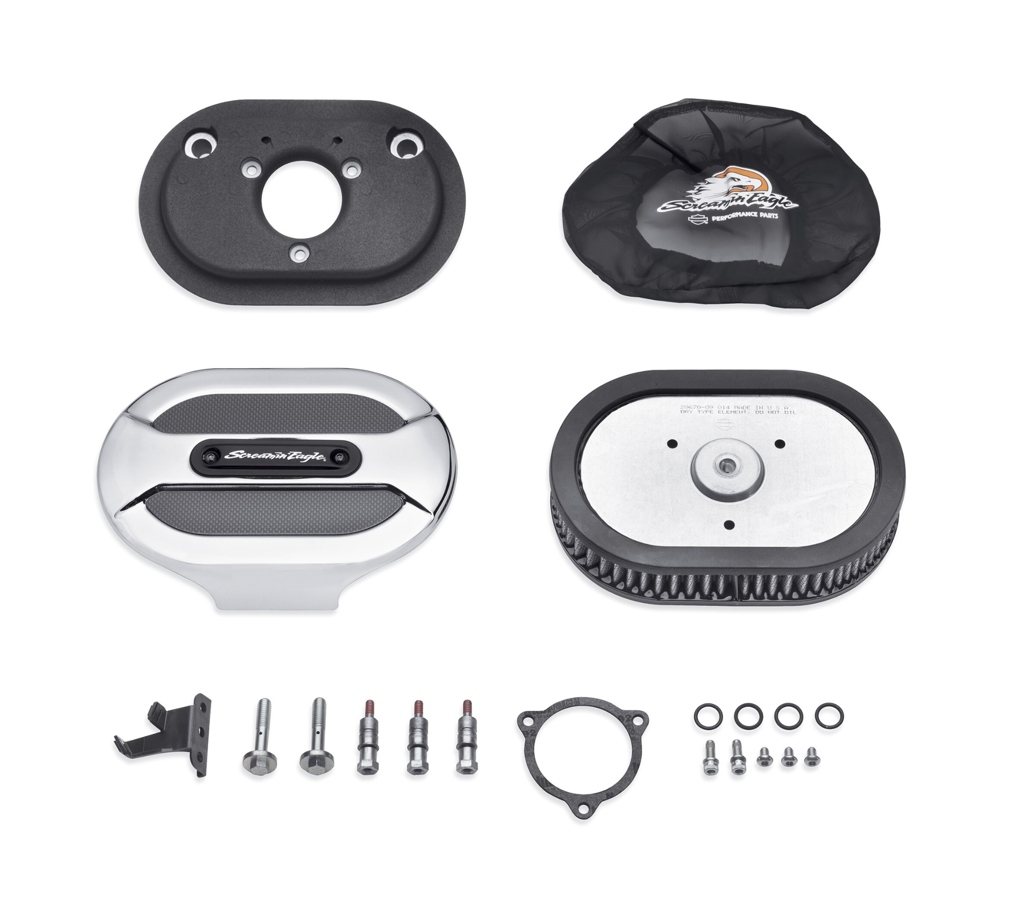 Screamin' Eagle Ventilator Elite Air Cleaner Kit - Chrome