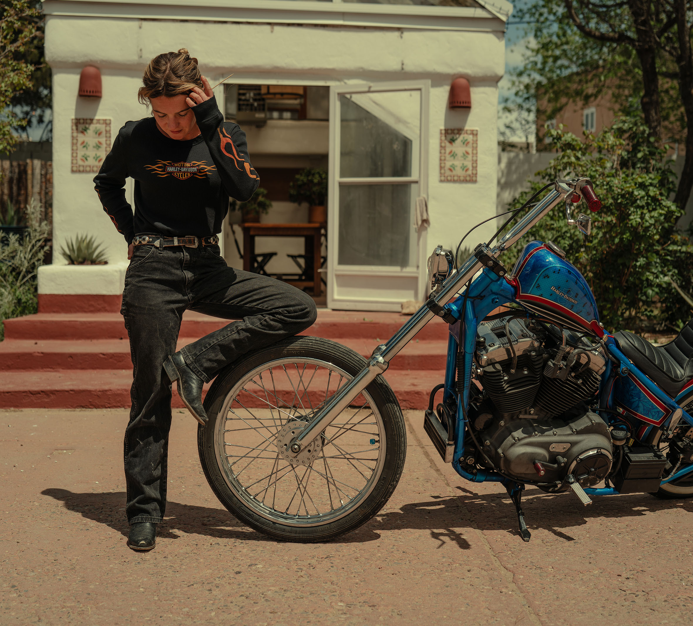 Women's Vintage Flames Knit Top