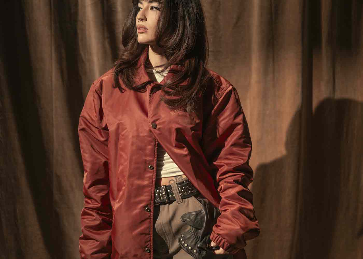 women wearing a jacket