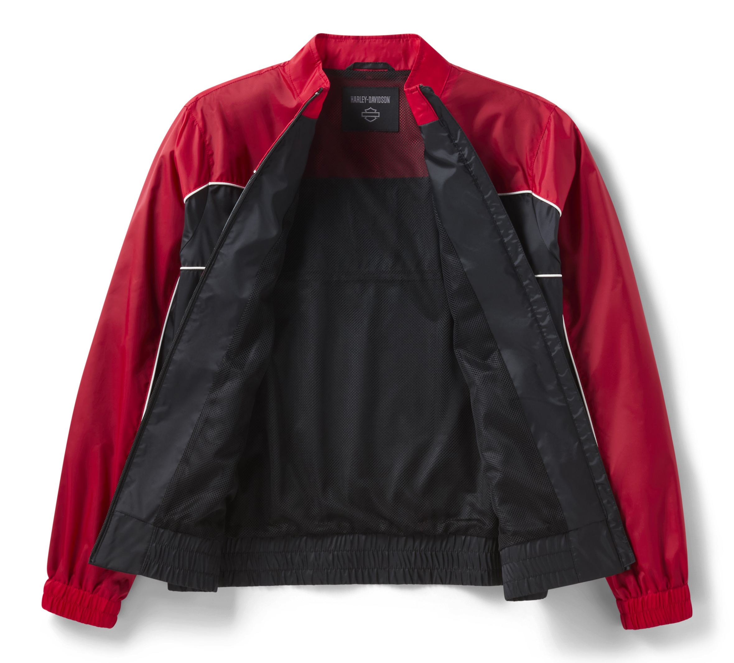 Harley-Davidson ヒーテッド（電熱）ジャケット｜ハーレーカスタムパーツ専門店 黒/赤 電熱ジャケット バイクウェア・装備