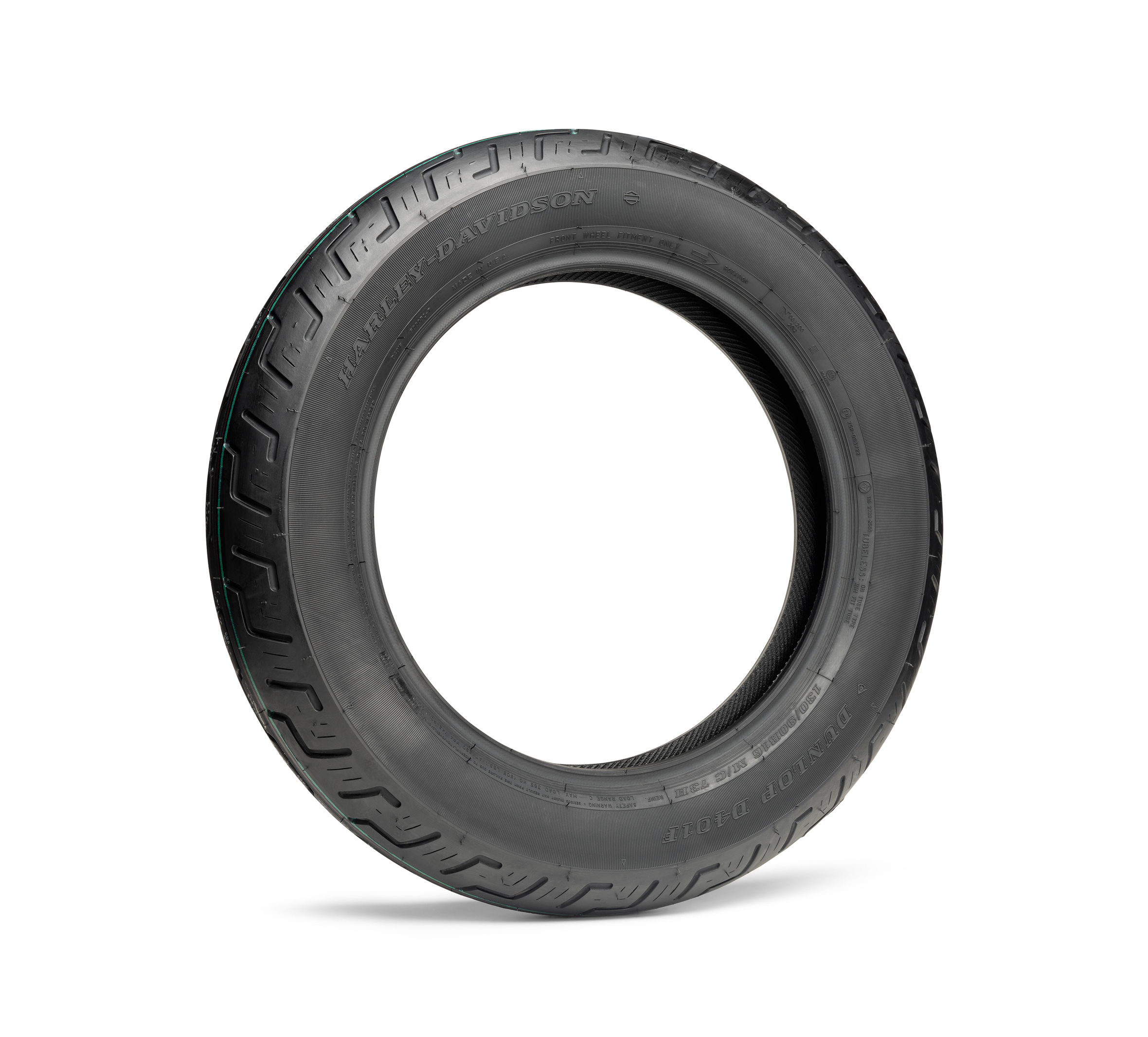 Dunlop Performance Tire - D401F 130/90B16 53H Blackwall - 16 in. Front
