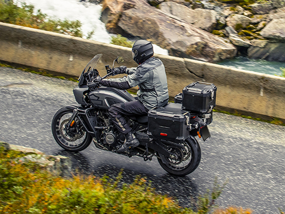 Person riding a Pan America