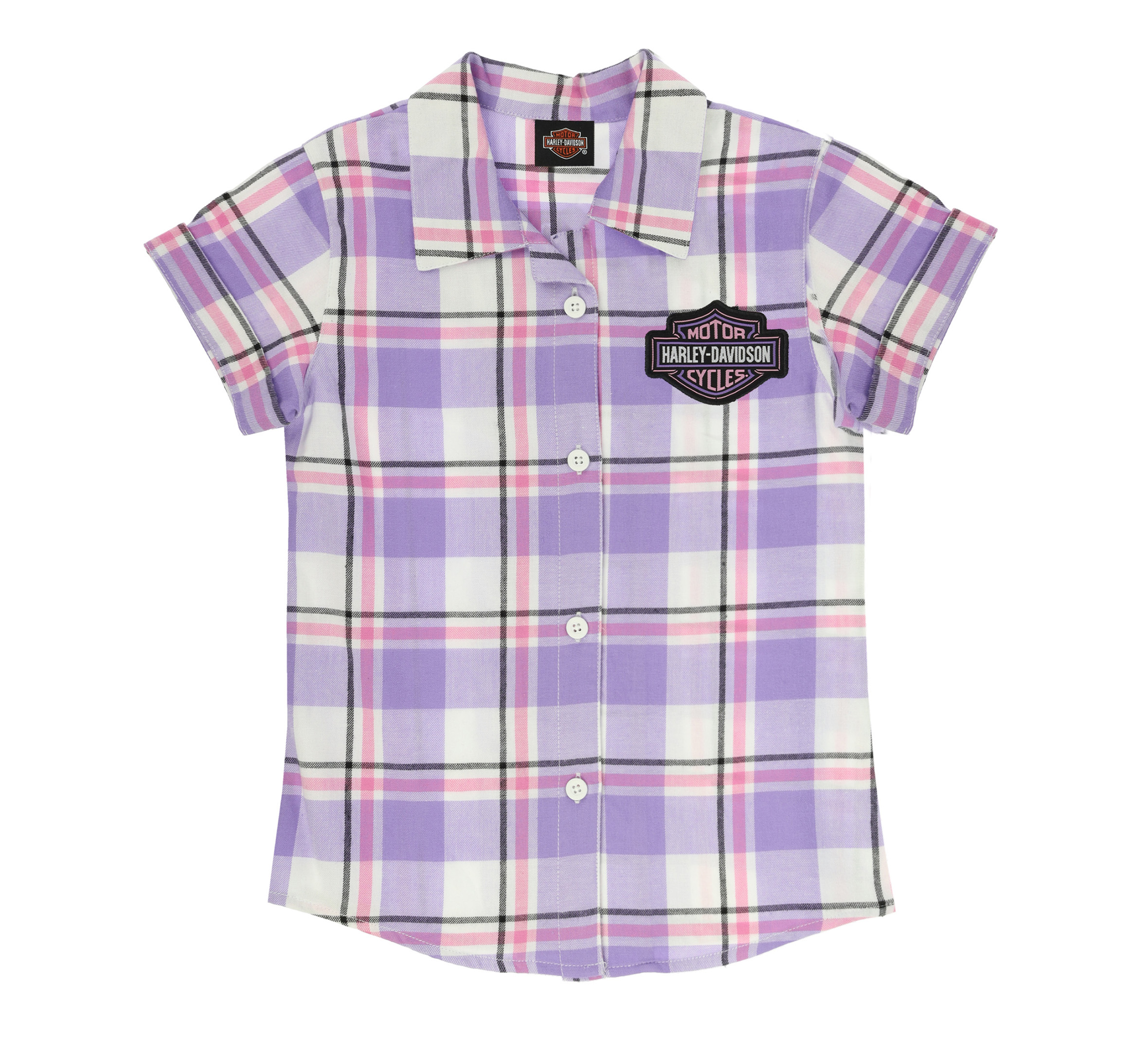 Toddler Girls  Plaid Shirt