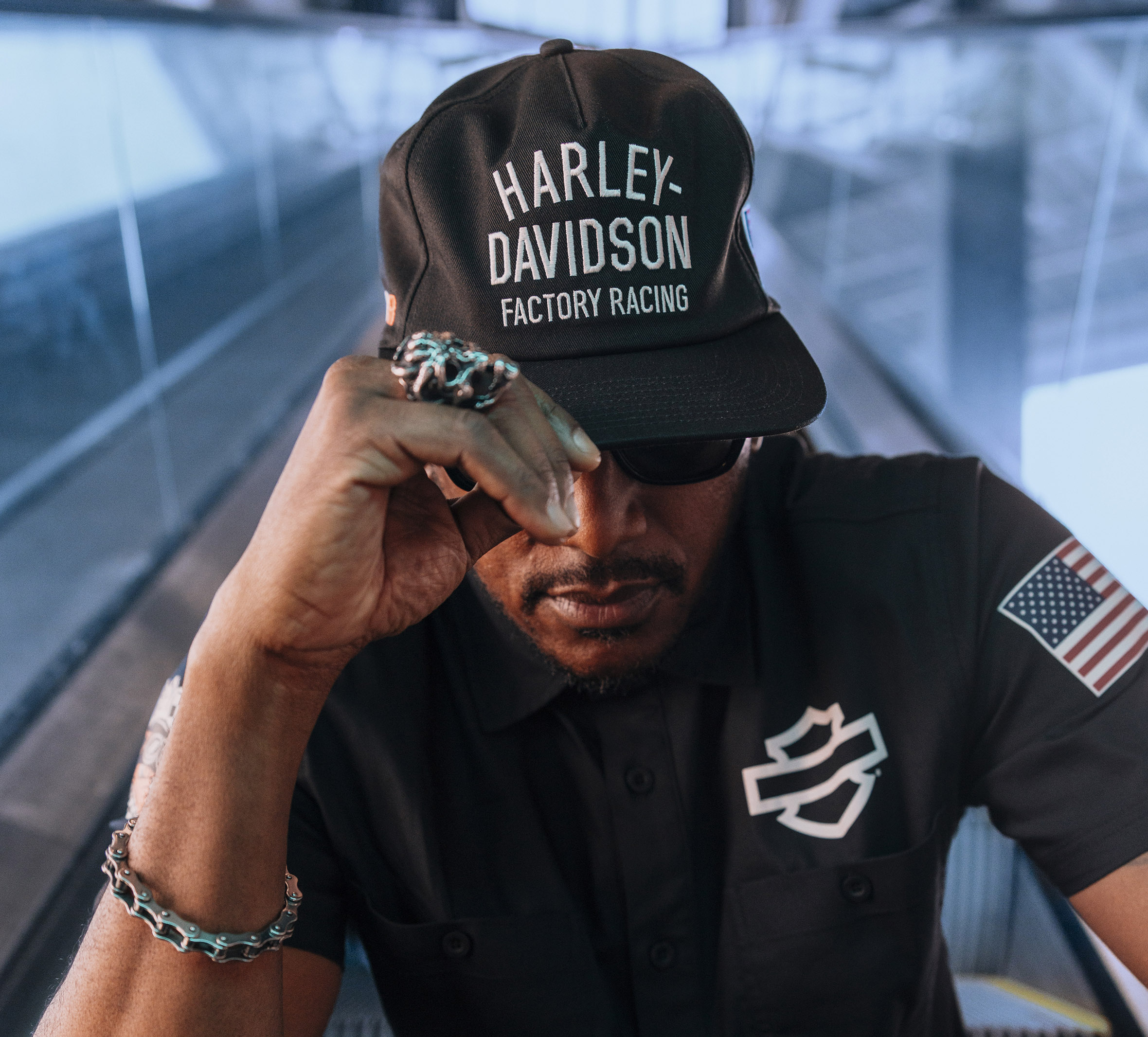 Factory Racing Twill Baseball Cap