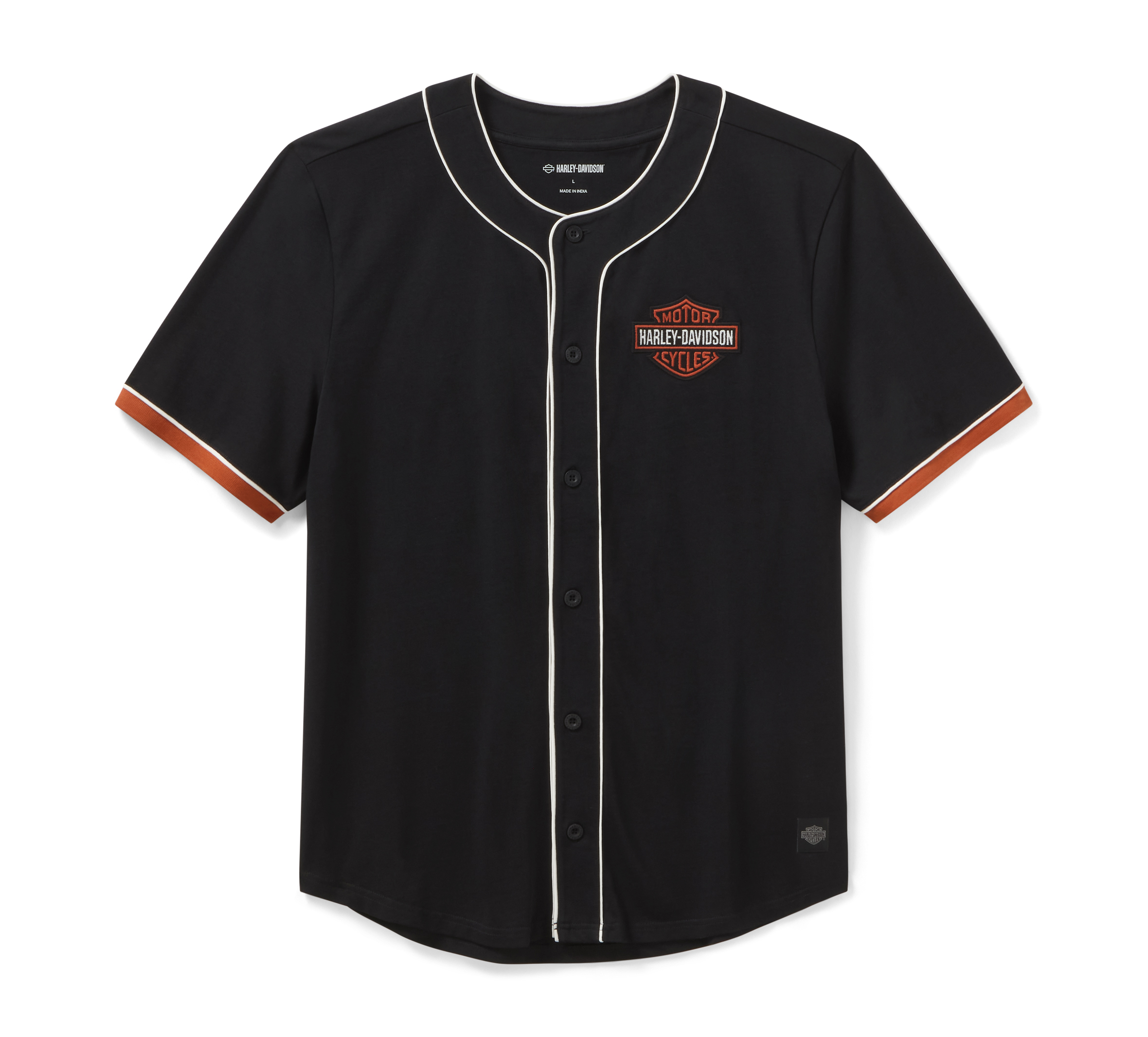 Men's H-D Essential Bar & Shield Baseball Jersey | Harley-Davidson CA