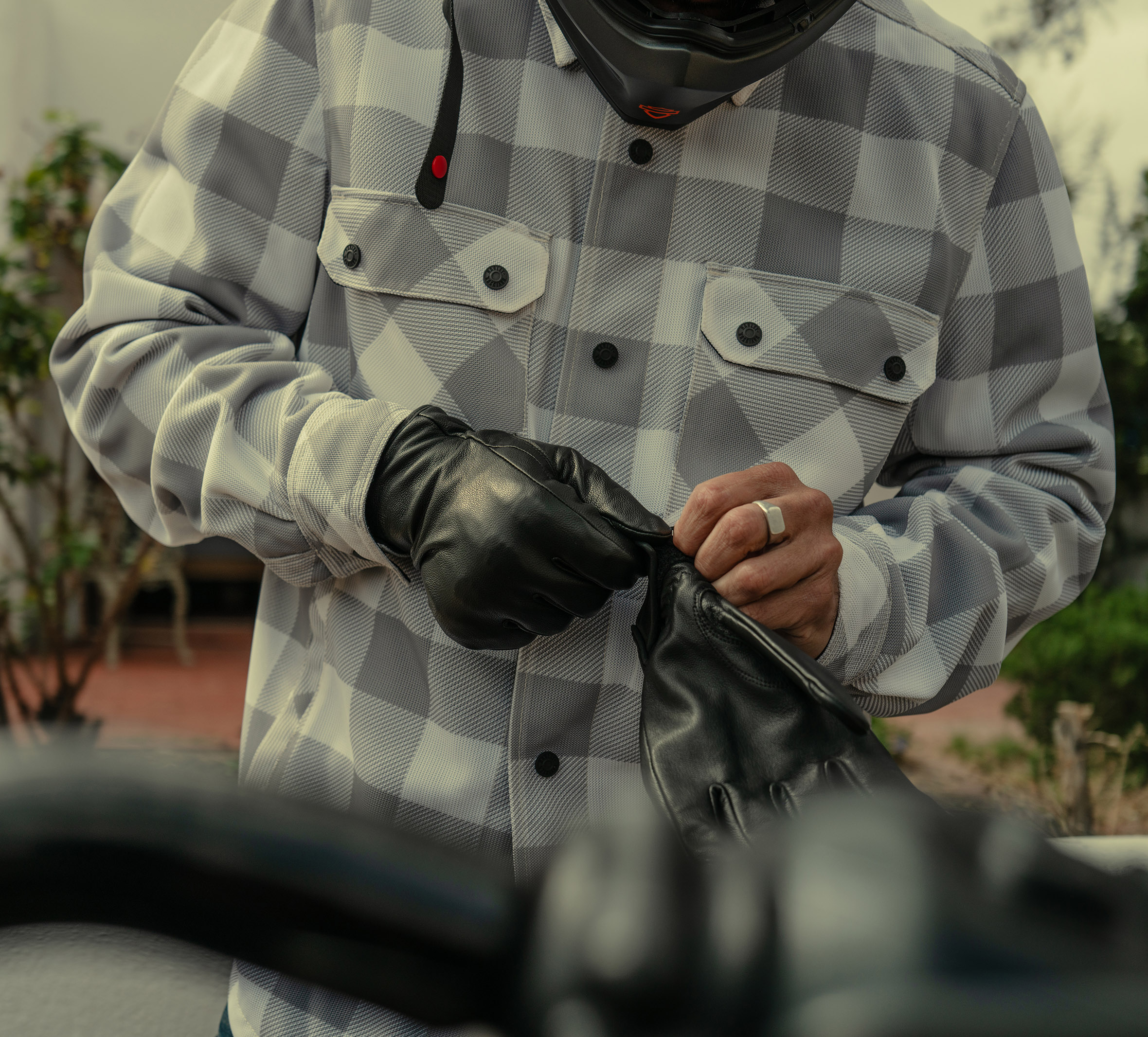 Men's H-D Chore Riding Gloves