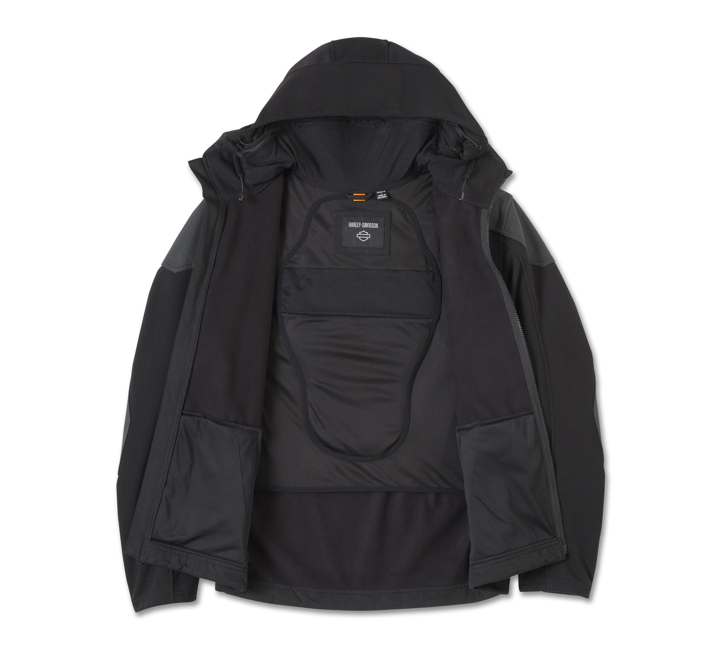 Willie G Skull Graphic Deflector 2.0 Hooded Riding Fleece