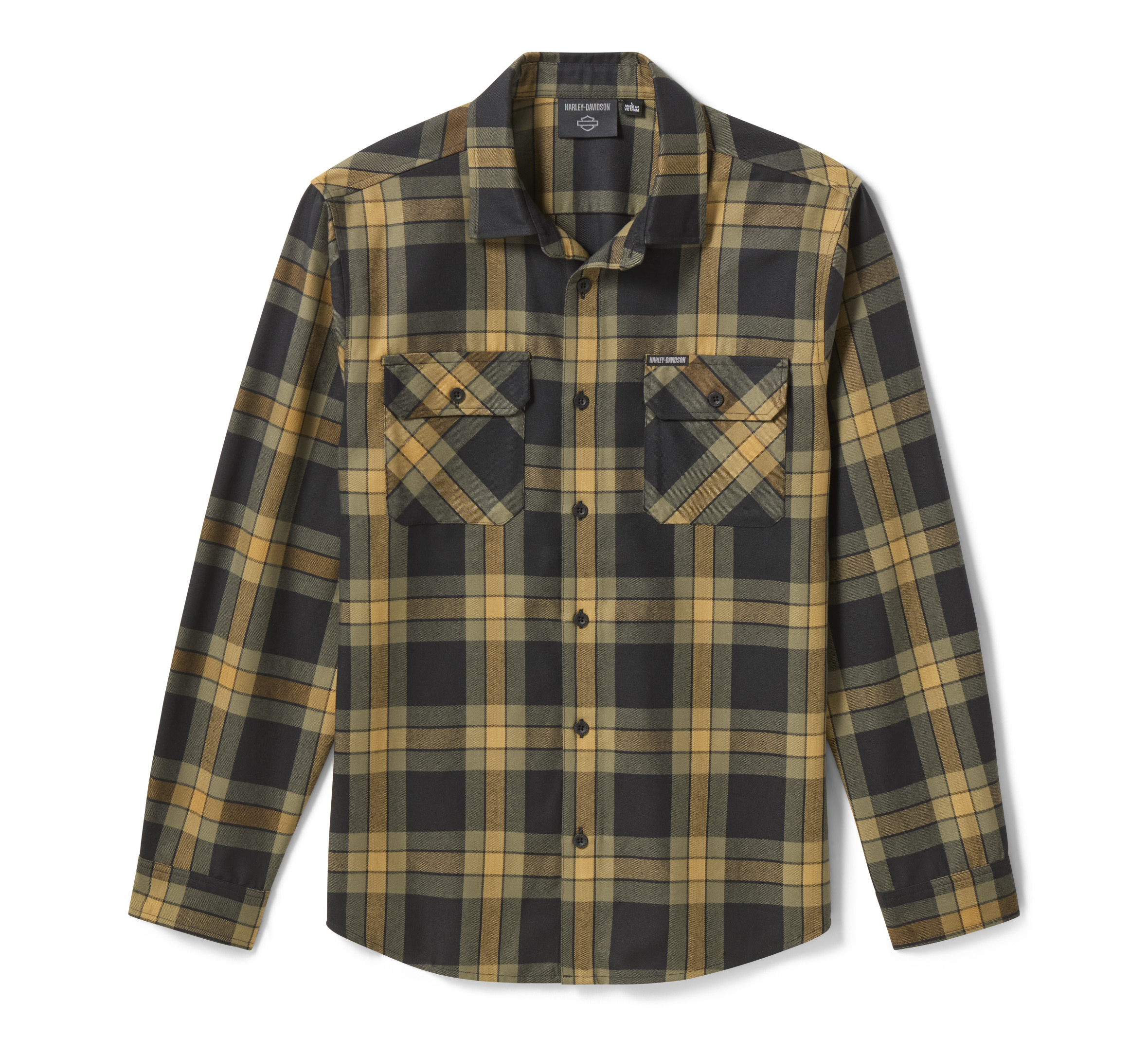 Men's H-D Standard Long Sleeve Plaid Shirt | Harley-Davidson USA