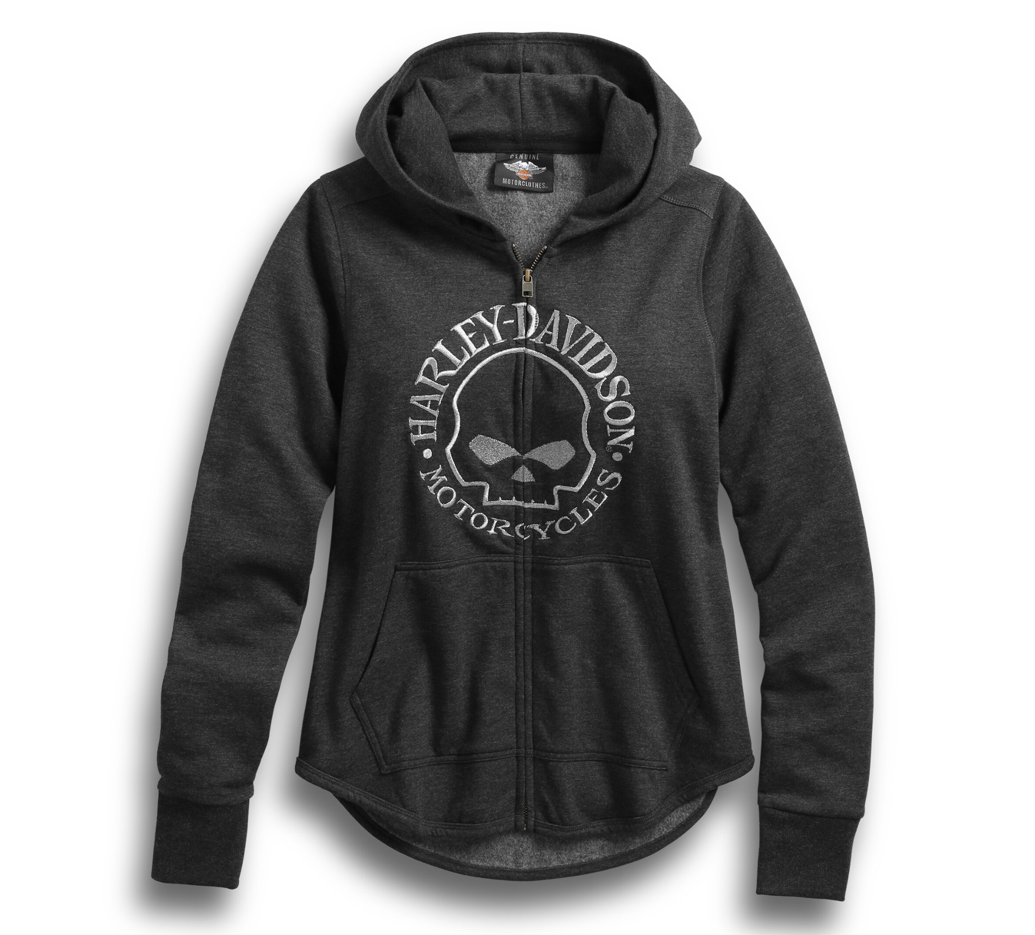 Women's Metallic Skull Hoodie
