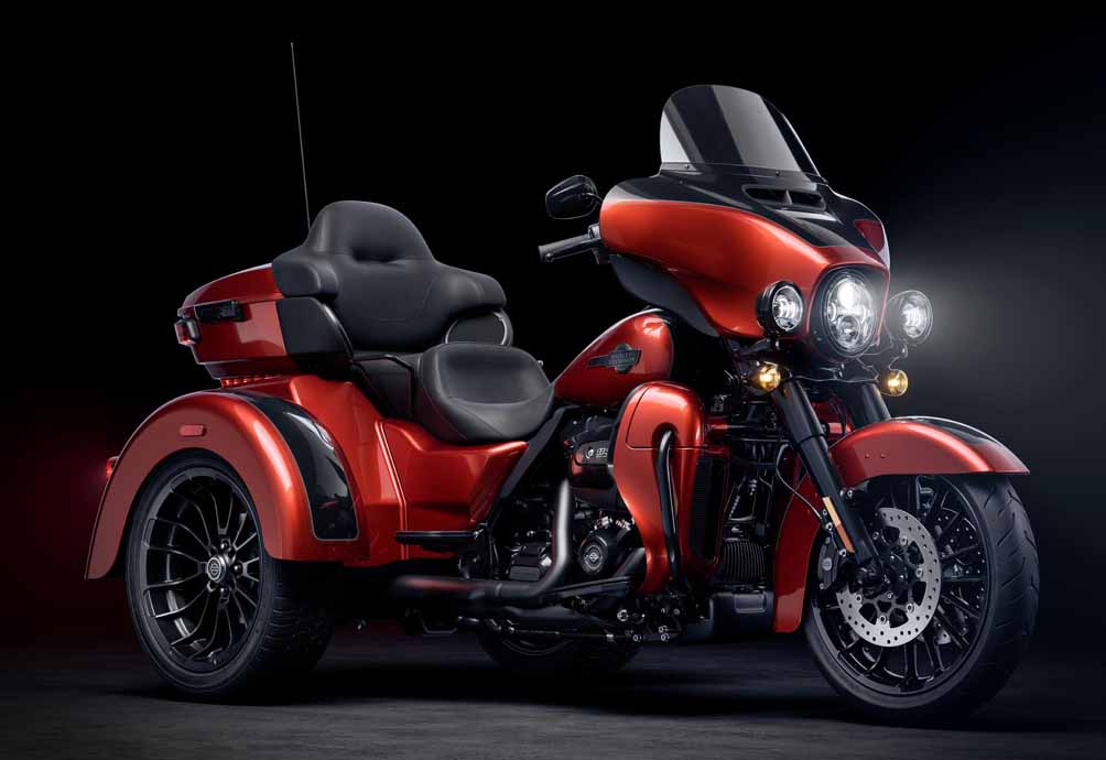man sitting on 2025 H-D Trike