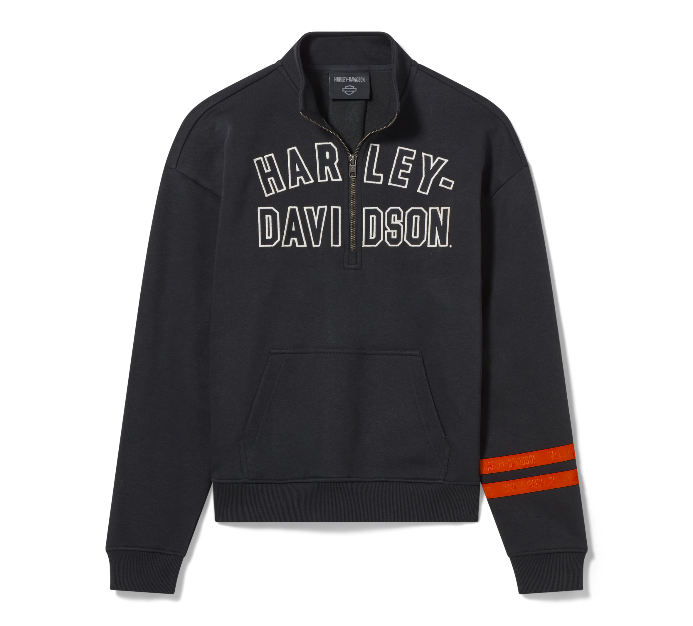 Women's H-D Essential ¾ Zip Fleece Crew | Harley-Davidson USA