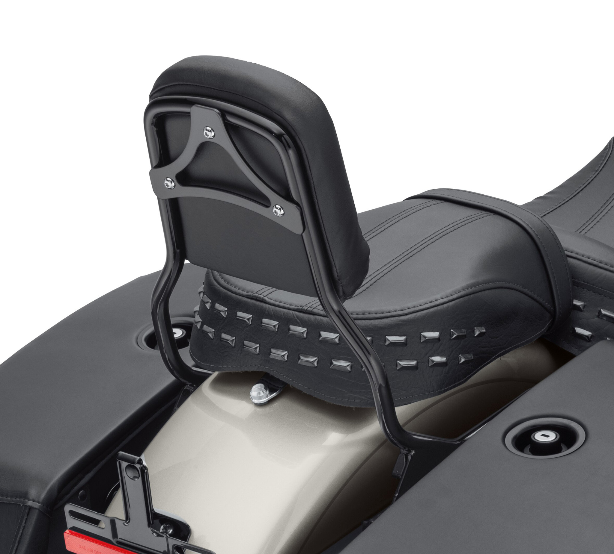 HoldFast Sissy Bar Upright - Standard Height - Gloss Black