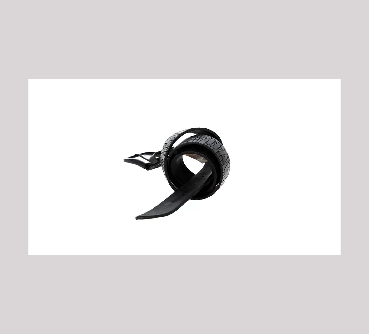 Mens Cracked Earth Raised Harley-Davidson Belt Black