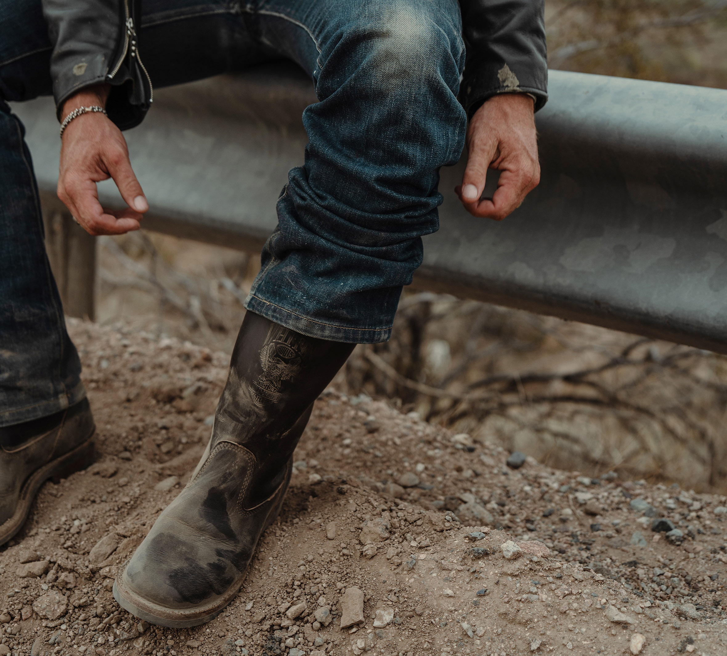 White's Boots x Harley-Davidson Stockman Pull-On