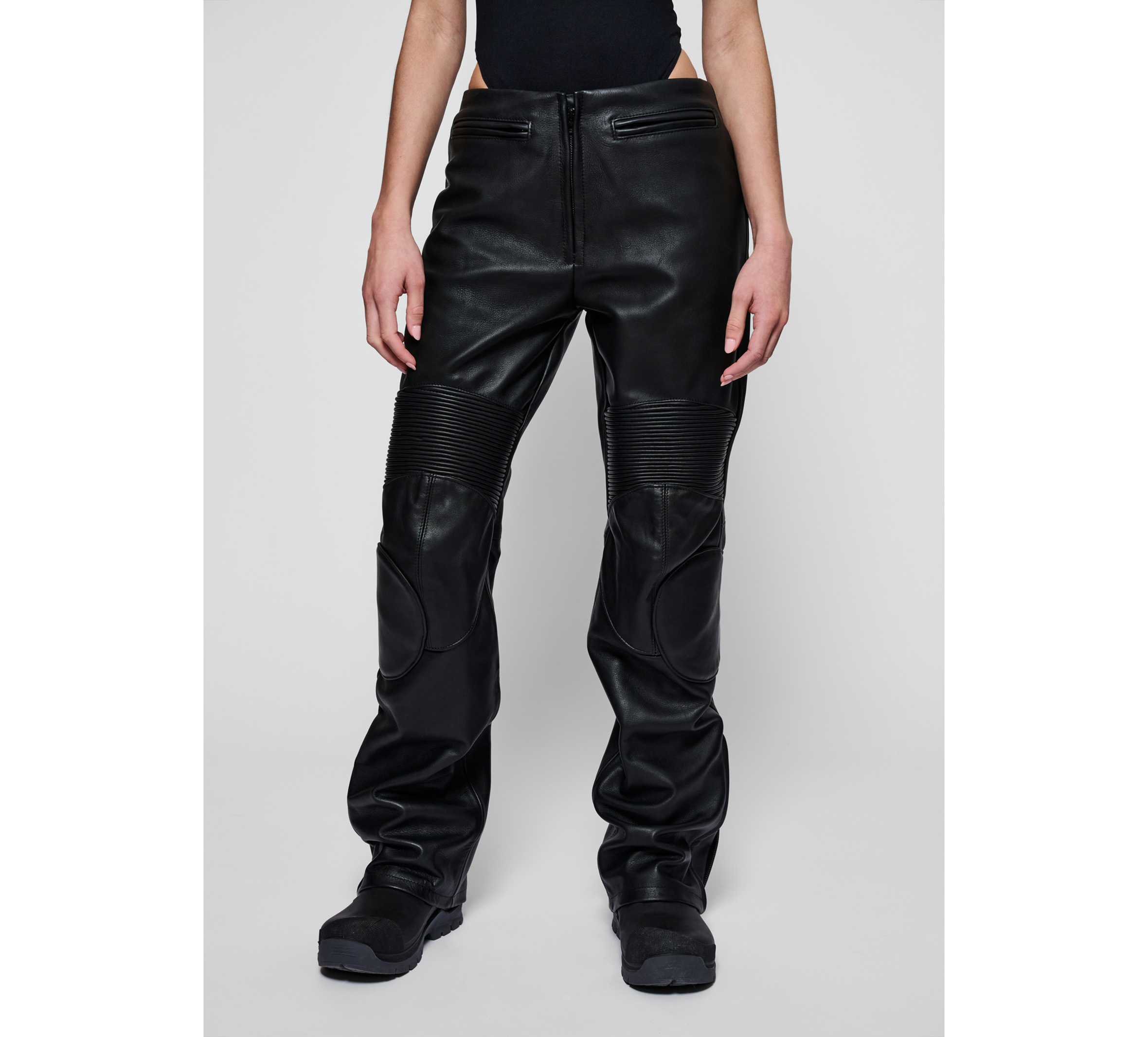 Women's Moto Leather Trouser
