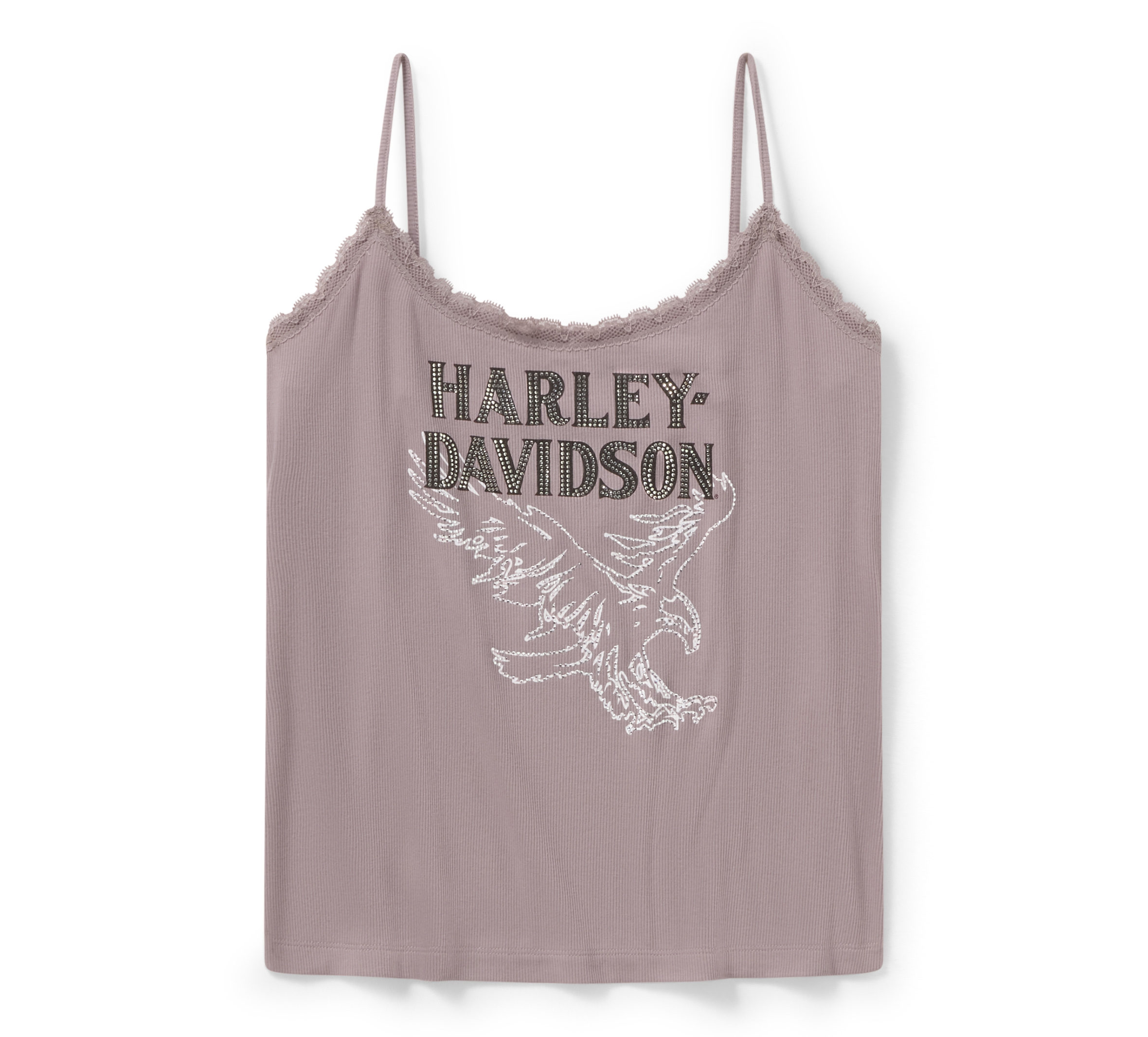 Harley-Davidson スモーキーピンク　レザーグローブ 山羊革　未使用 Women's Bling Lace Tank - Dusty Mauve | Harley-Davidson USA
