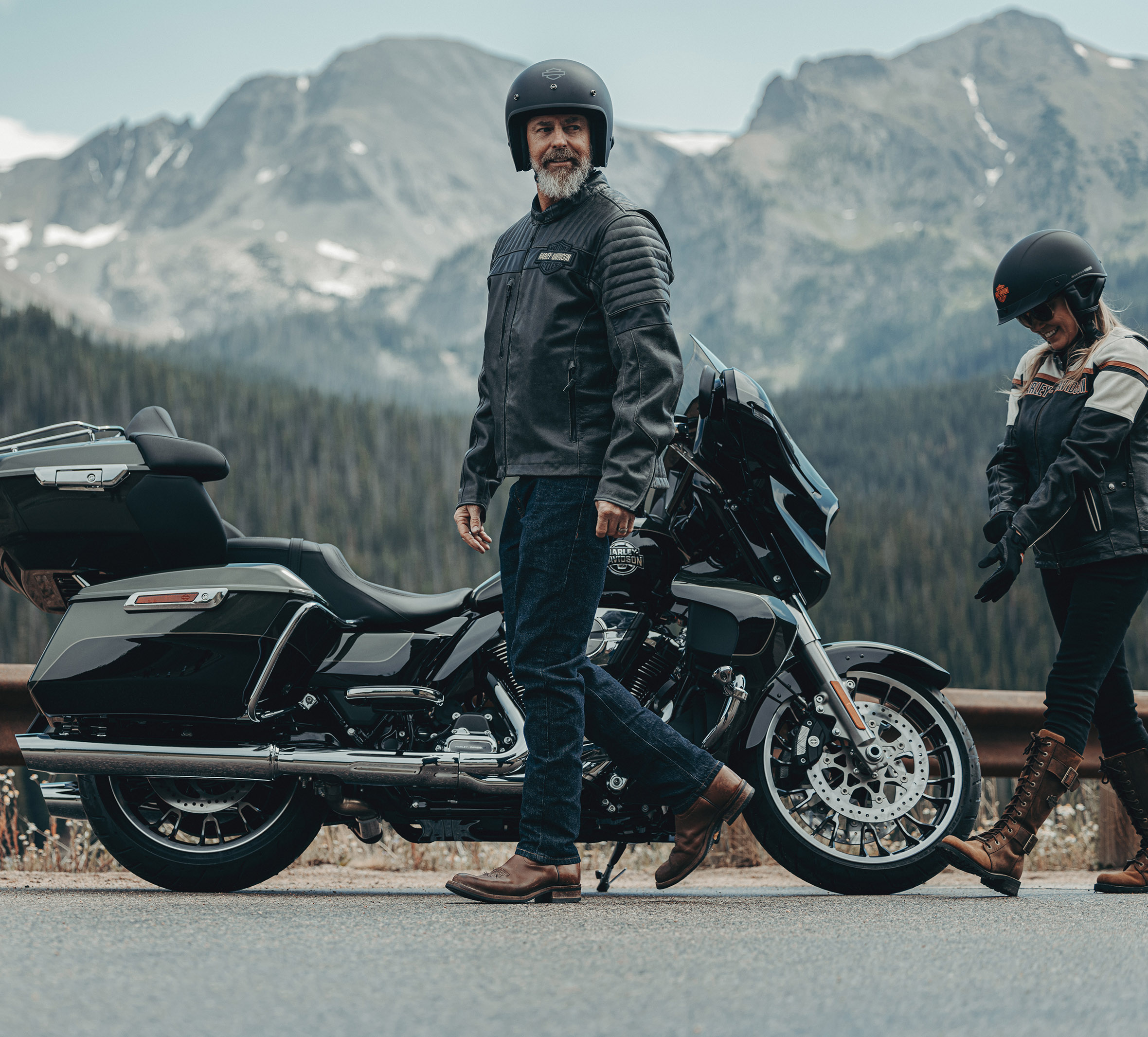 Men's H-D Passing Link III Leather Jacket