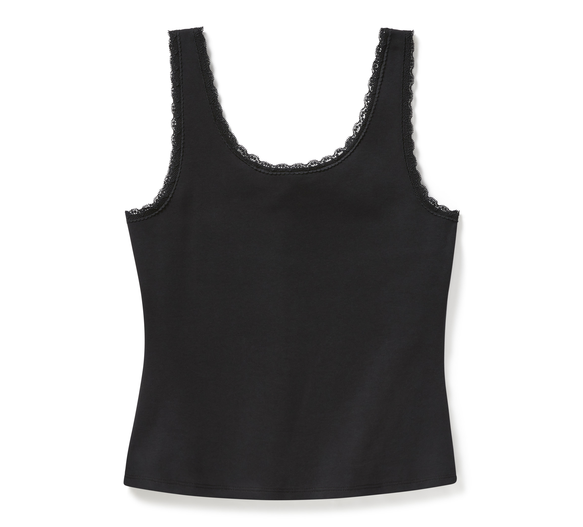 Women's Vintage Flames Bling Lace Trim Tank