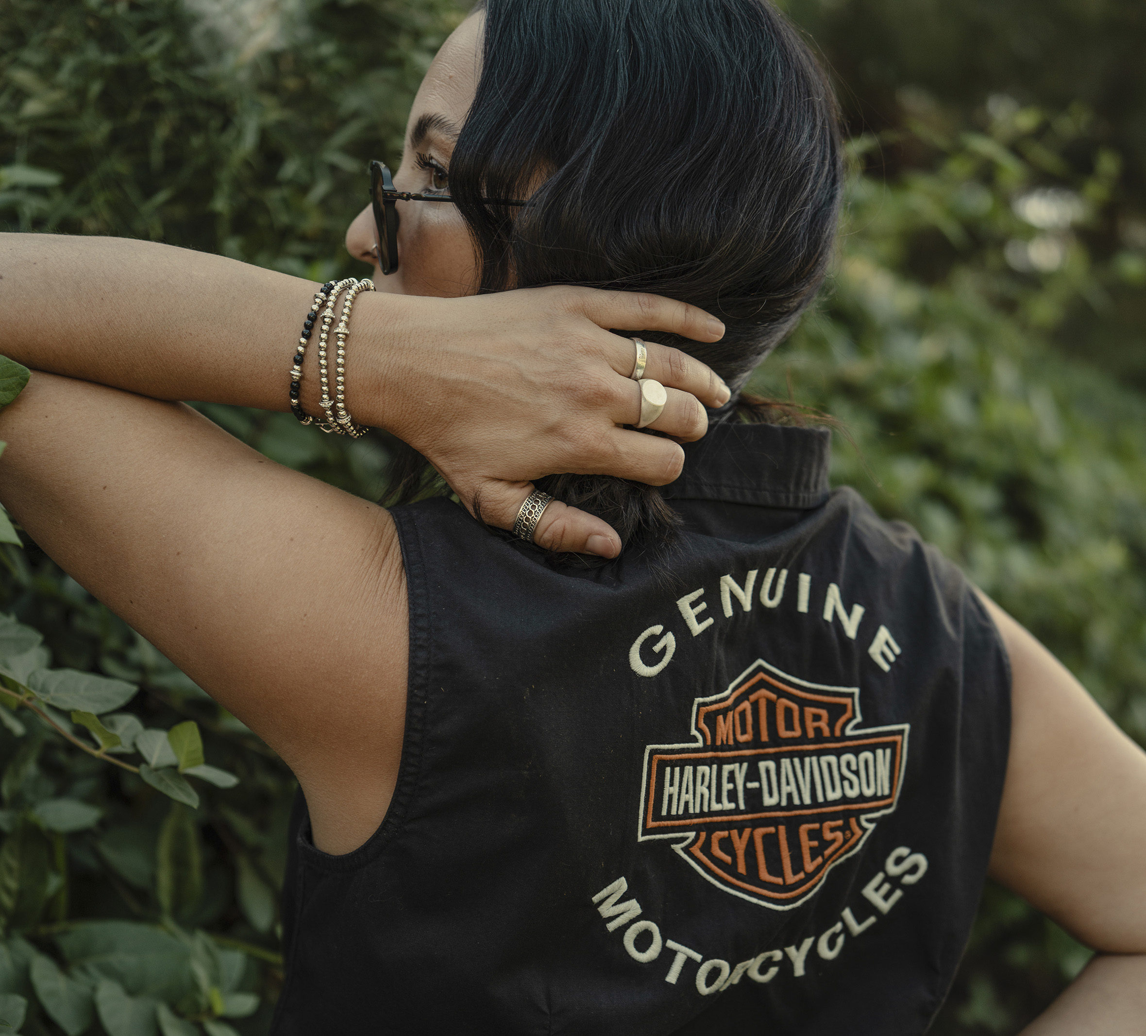 Women's H-D Essential Tie Front Top